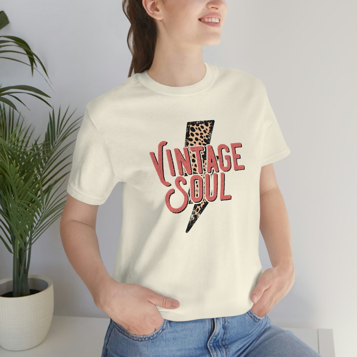"Vintage Soul" Unisex Jersey Short Sleeve Tee