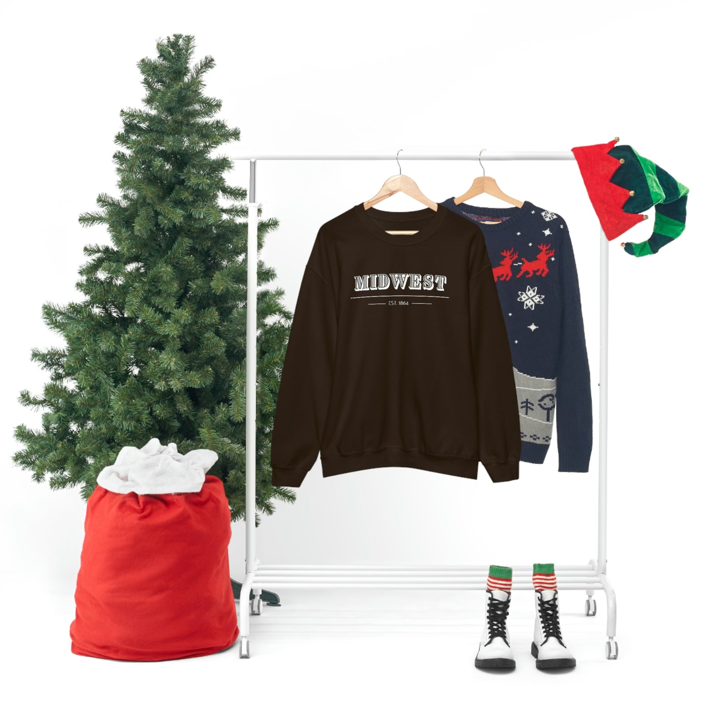 "Midwest" Unisex Heavy Blend™ Crewneck Sweatshirt