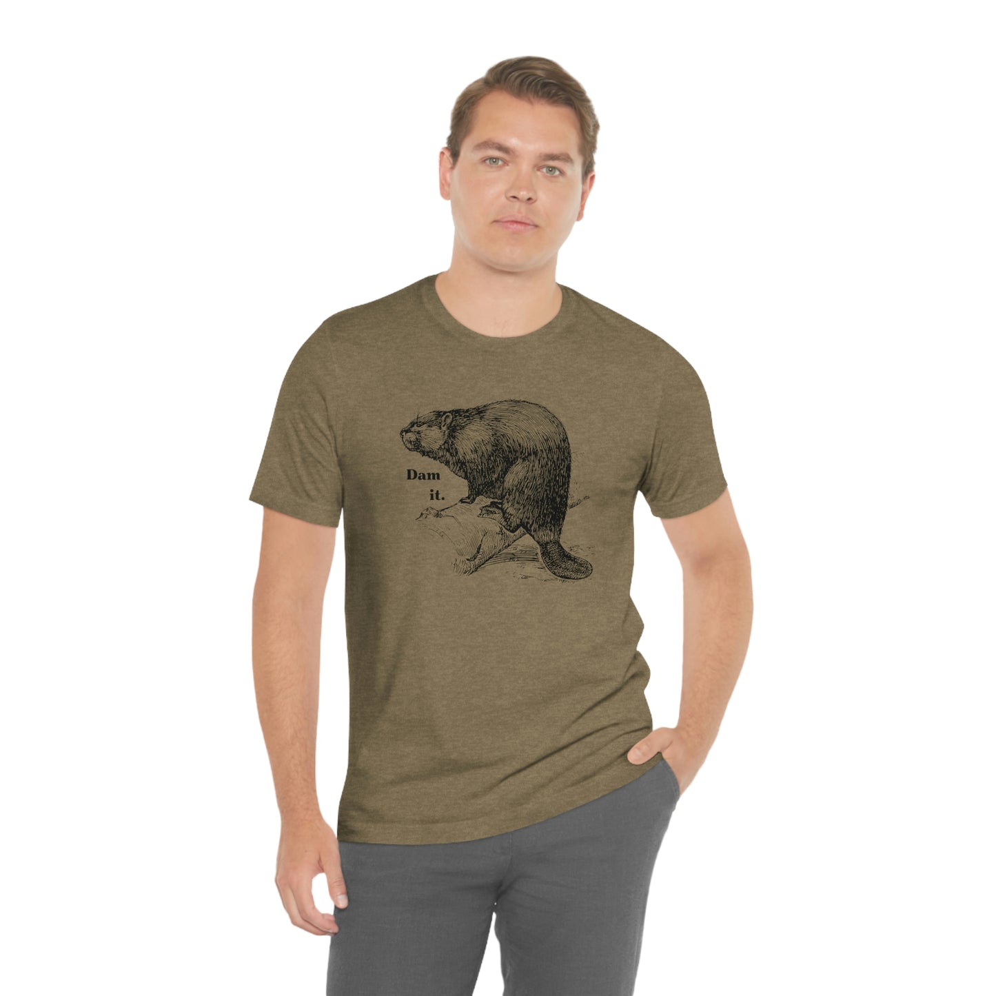 "Dam it" Bella Canvas Graphic Short Sleeve Tee