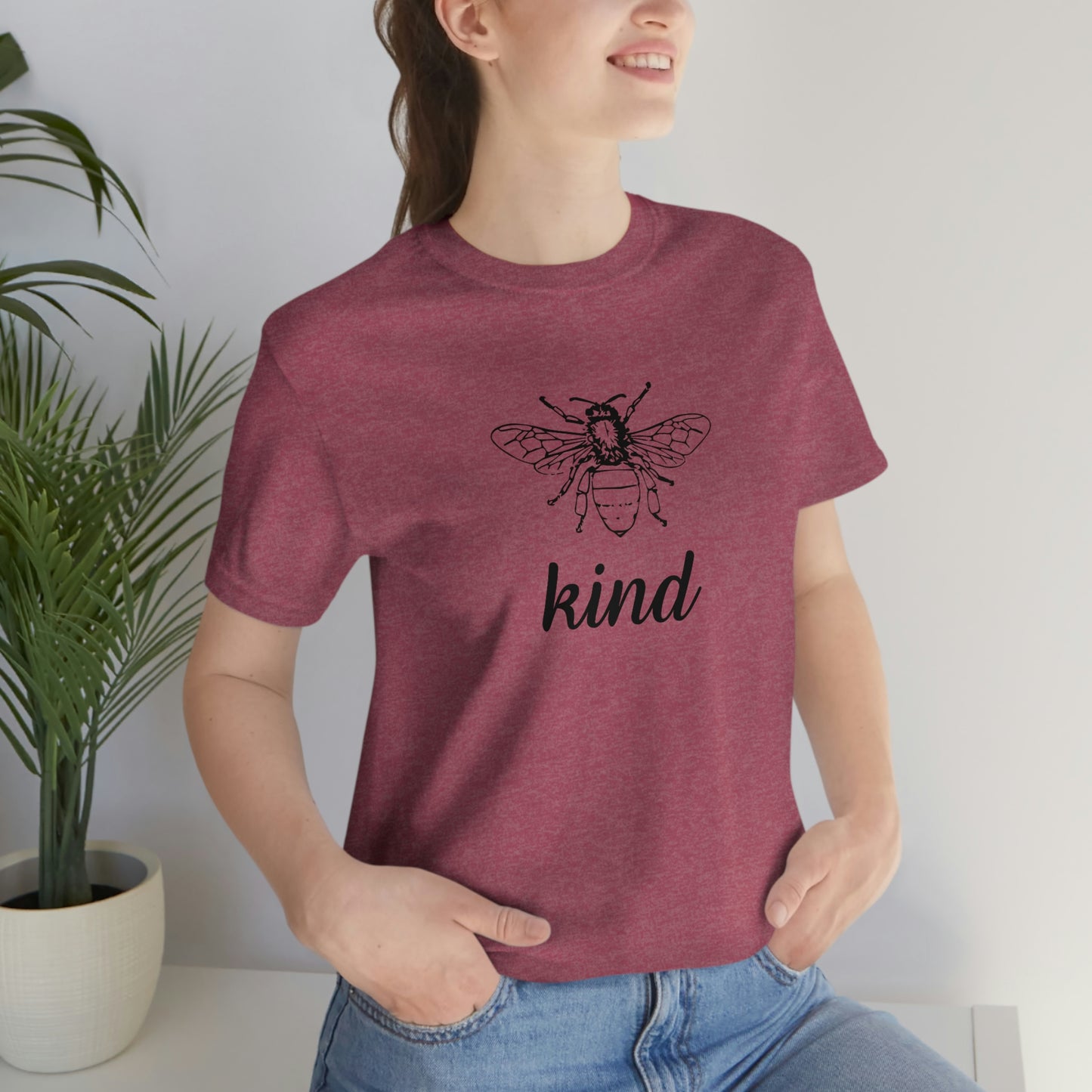"Bee Kind" Unisex Jersey Short Sleeve Tee