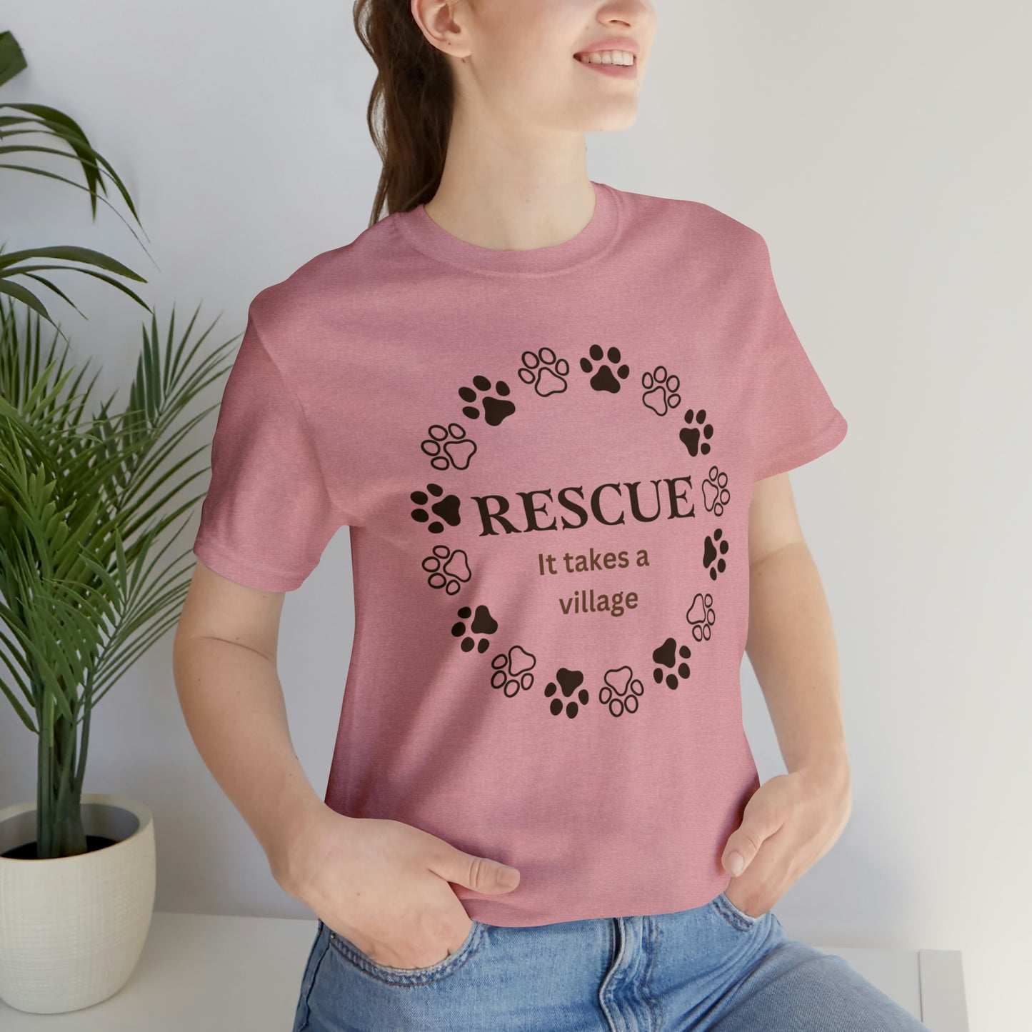 "Rescue" Bella Canvas Unisex Jersey Short Sleeve Tee