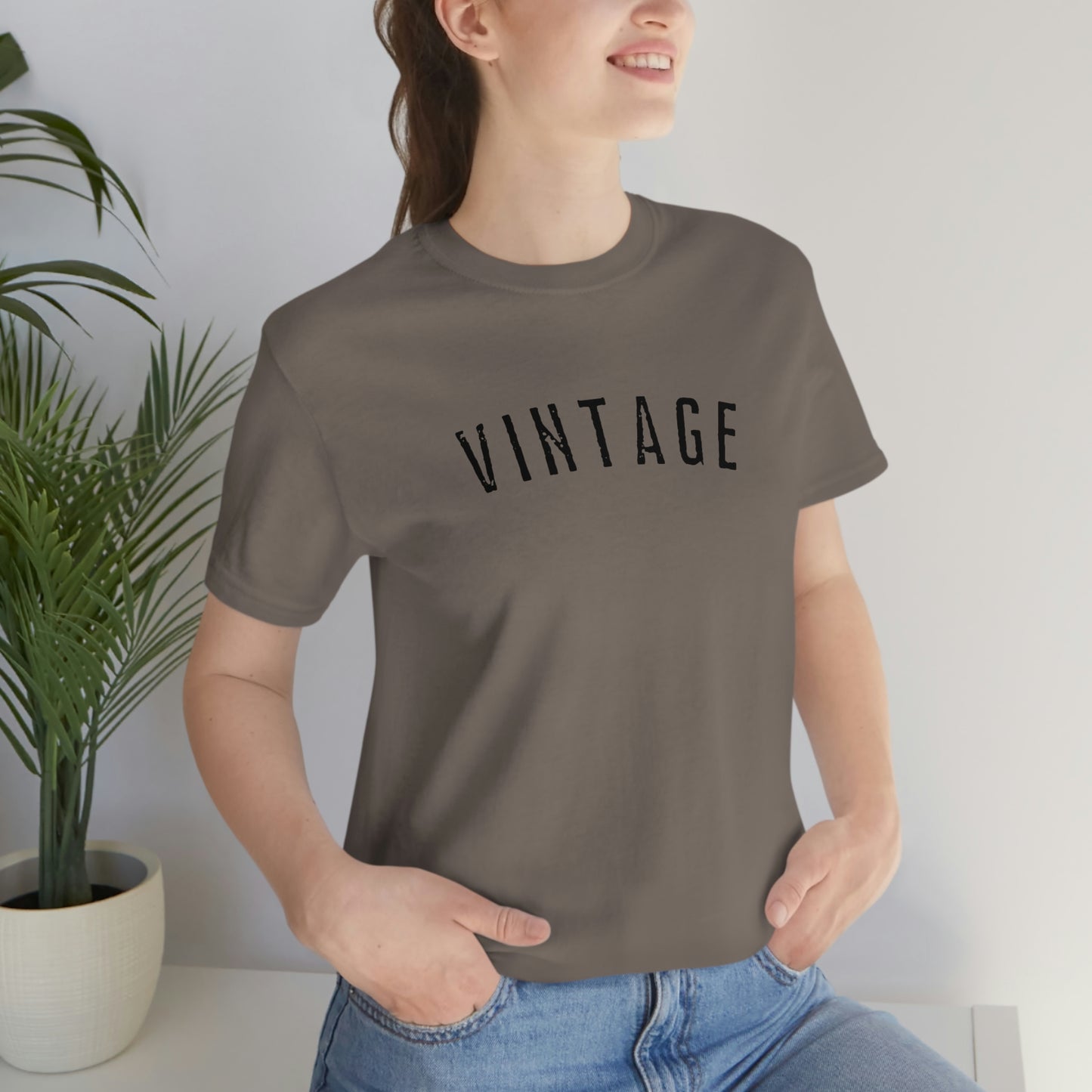 "Vintage" Bella Canvas Unisex Jersey Short Sleeve Tee