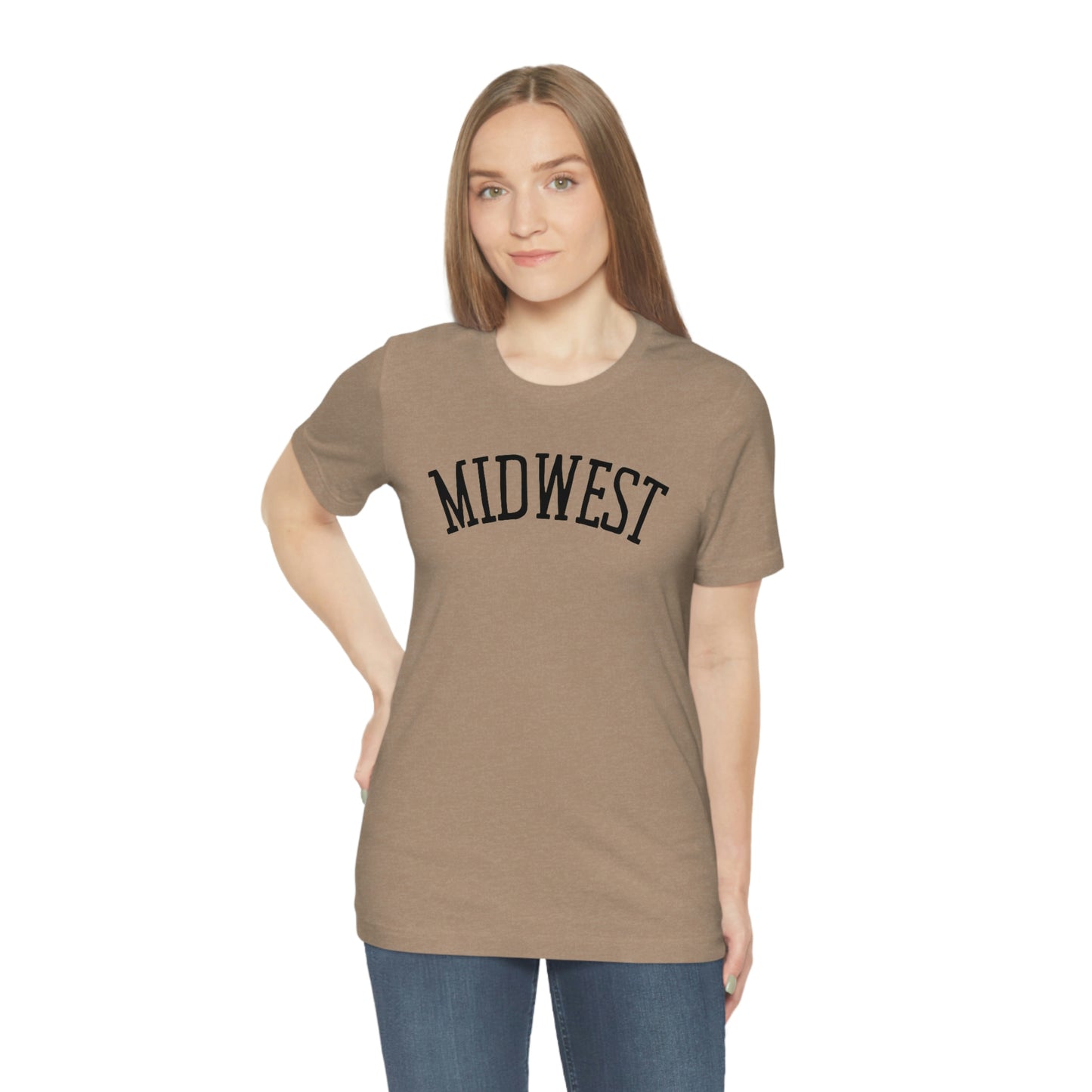 "Midwest" Unisex Jersey Short Sleeve Tee