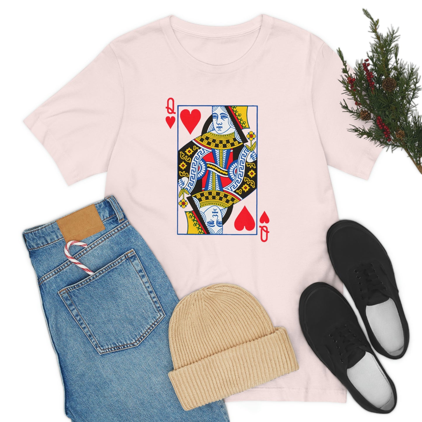 "Queen of Hearts" Unisex Jersey Short Sleeve Tee