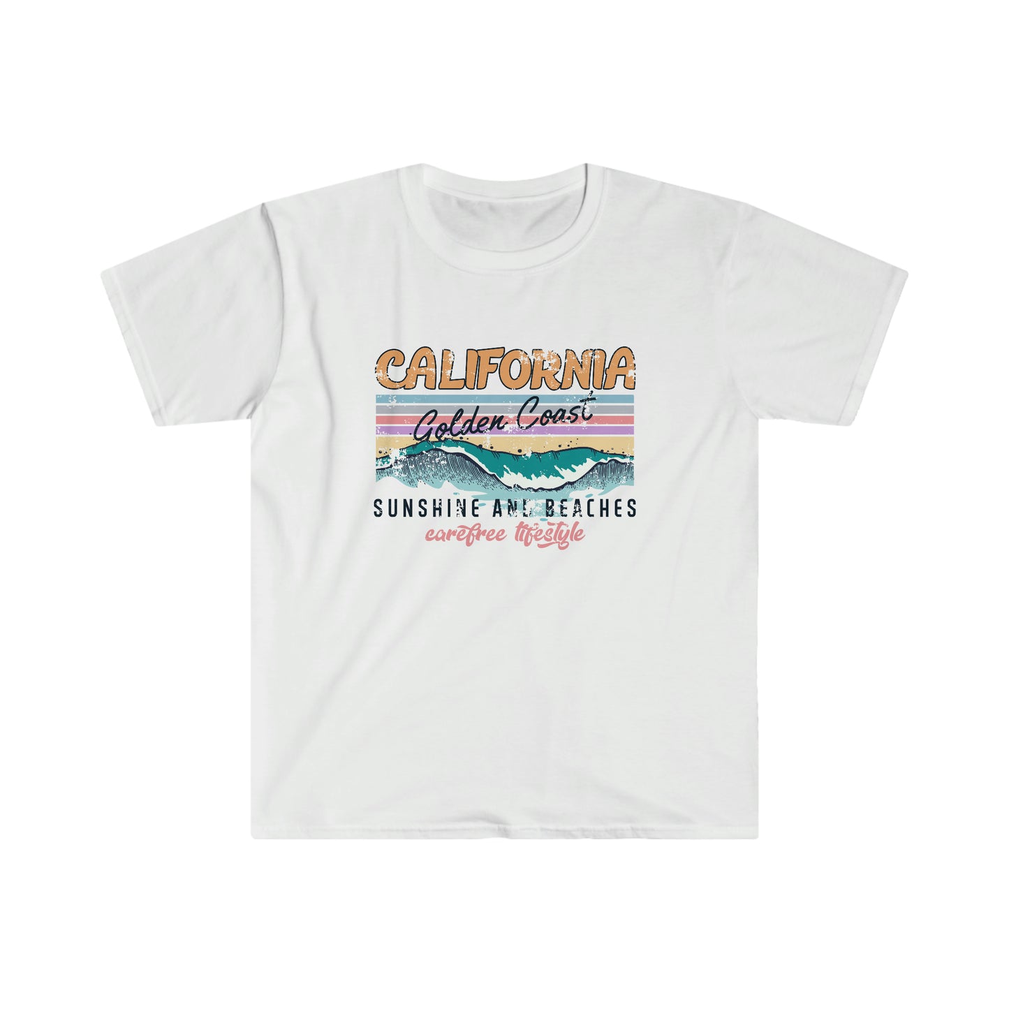 "The Gold Coast" Unisex Softstyle T-Shirt (Gildan Soft Style)