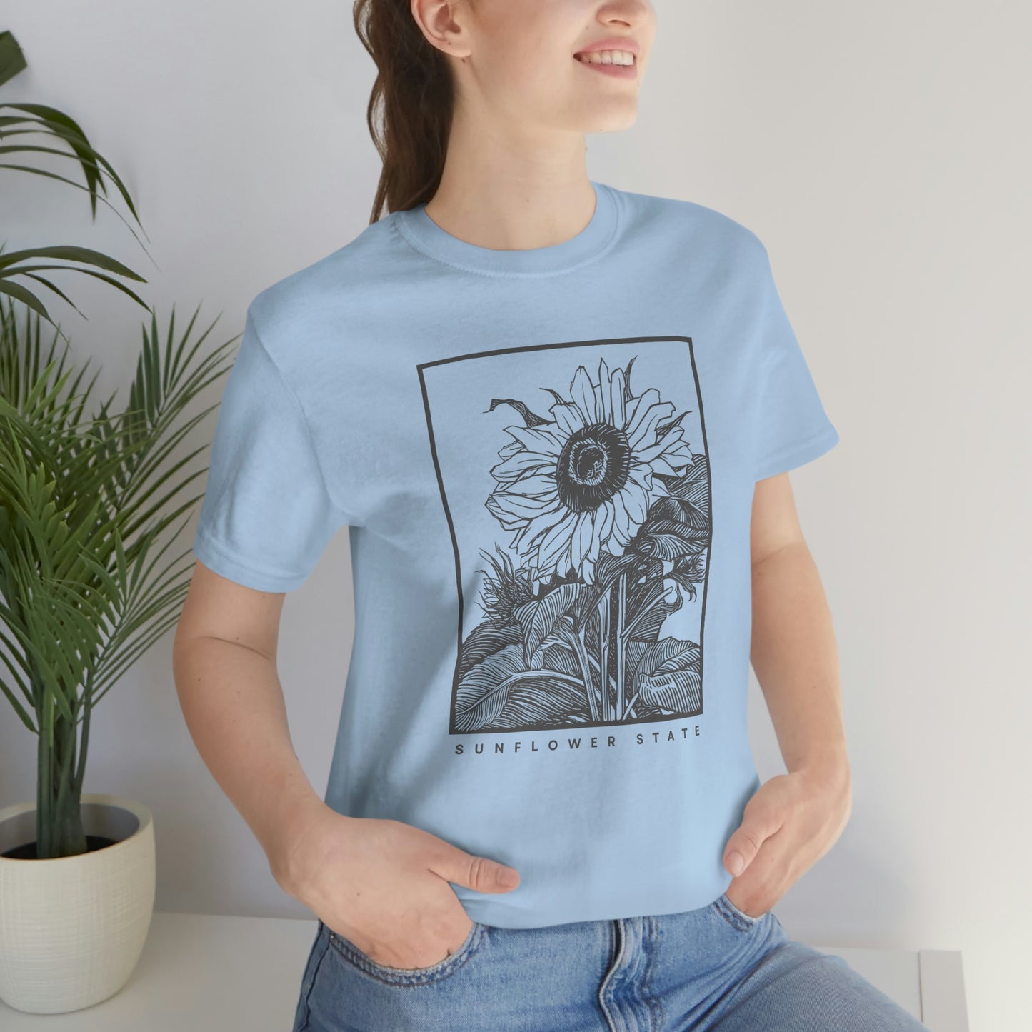 "Sunflower" Bella Canvas Unisex Jersey Short Sleeve Tee