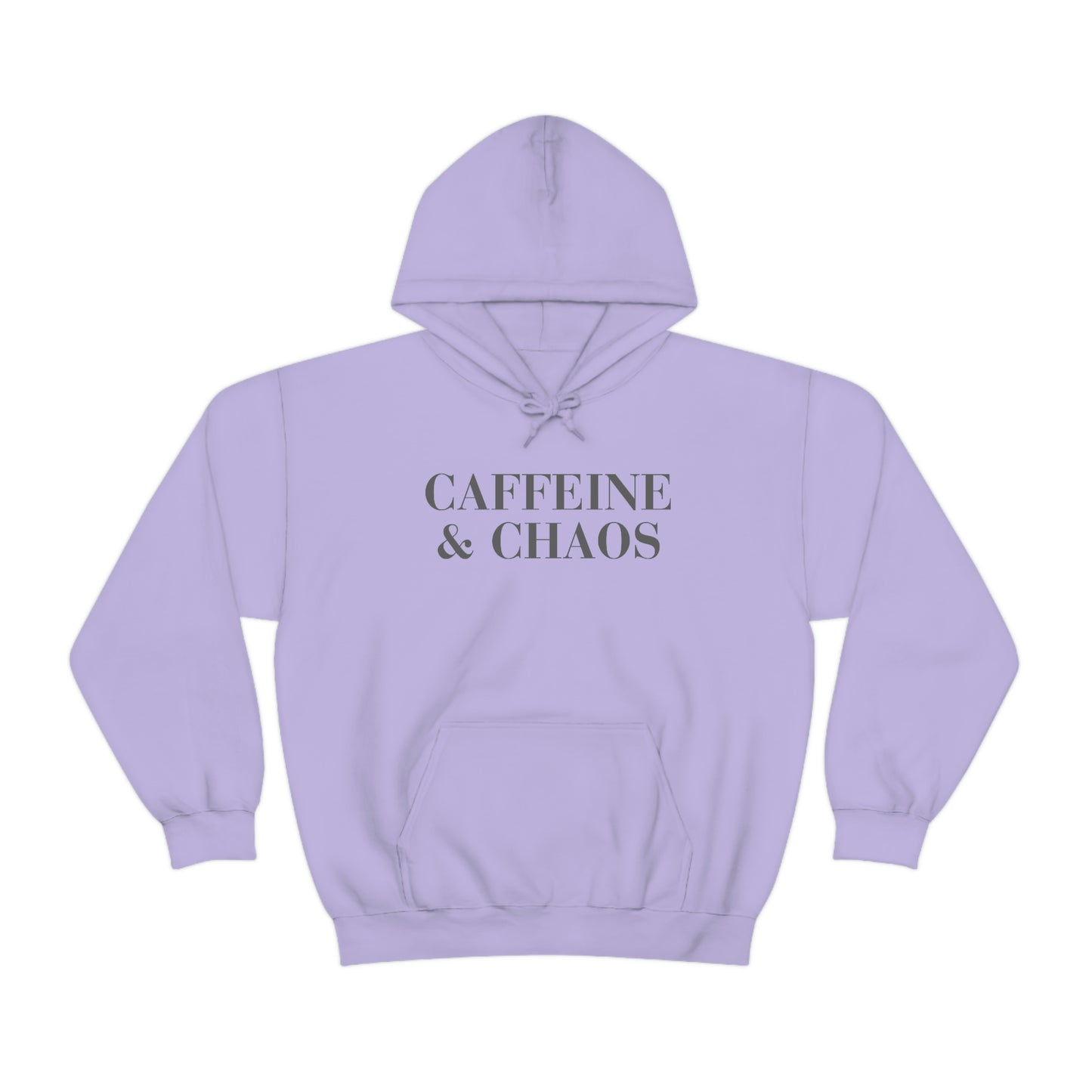 "Caffeine and Chaos" Unisex Heavy Blend™ Hooded Sweatshirt