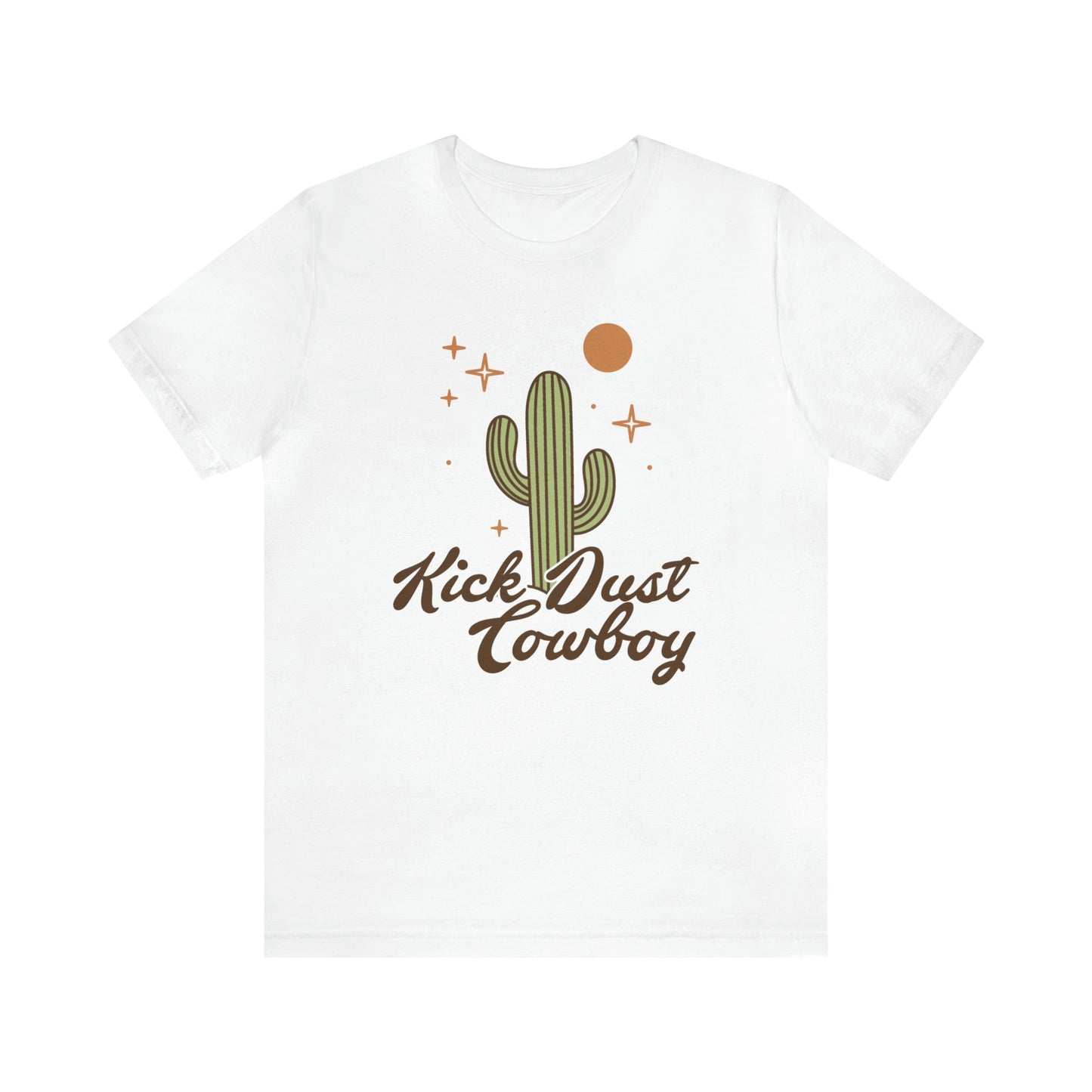 "Kick Dust Cowboy" Bella Canvas Short Sleeve Tee