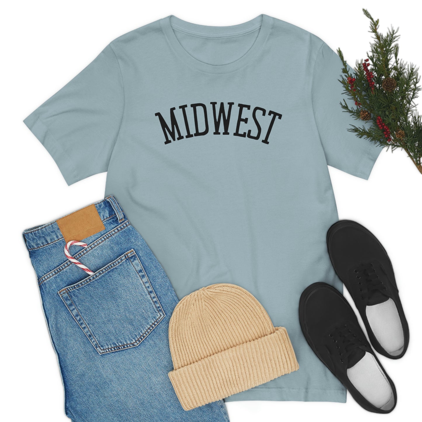 "Midwest" Unisex Jersey Short Sleeve Tee