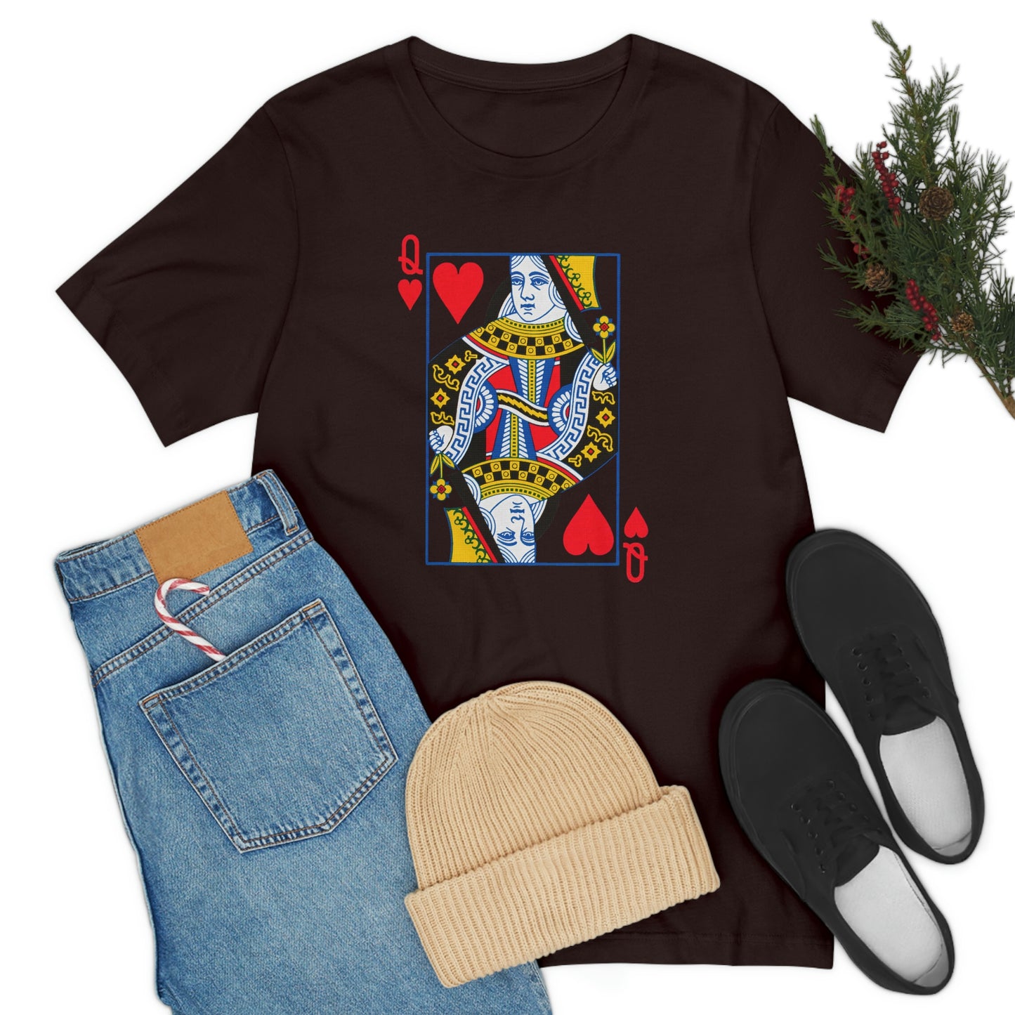 "Queen of Hearts" Unisex Jersey Short Sleeve Tee