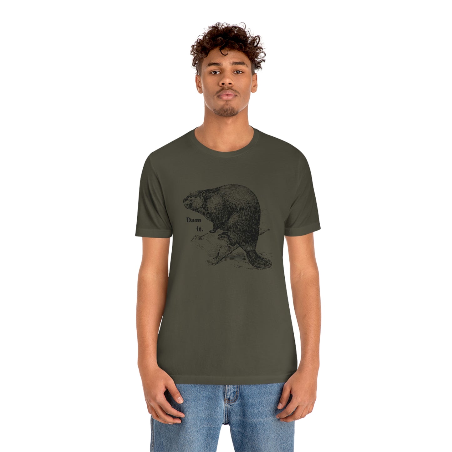 "Dam it" Bella Canvas Graphic Short Sleeve Tee