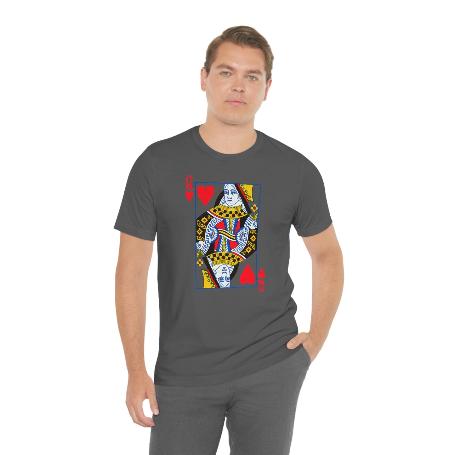 "Queen of Hearts" Unisex Jersey Short Sleeve Tee