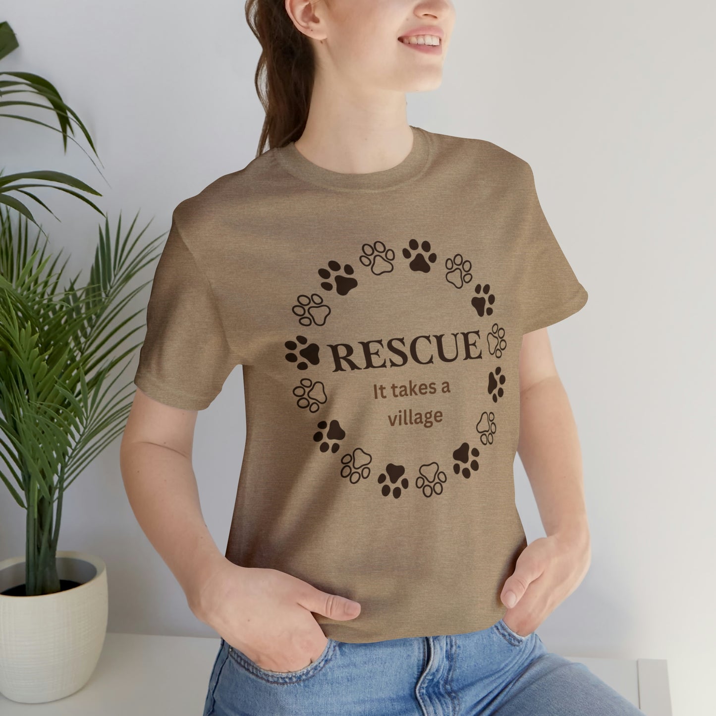 "Rescue" Bella Canvas Unisex Jersey Short Sleeve Tee