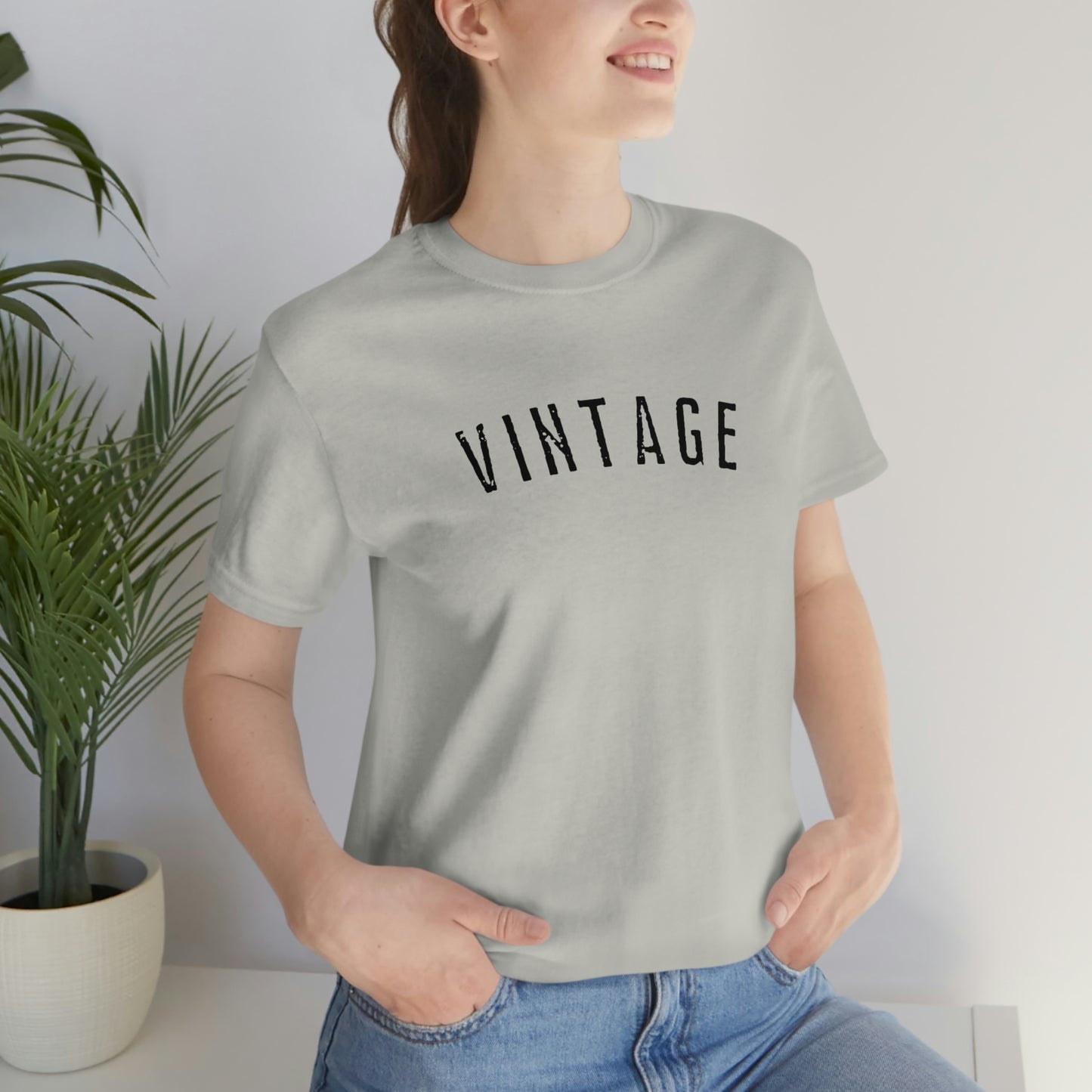 "Vintage" Bella Canvas Unisex Jersey Short Sleeve Tee
