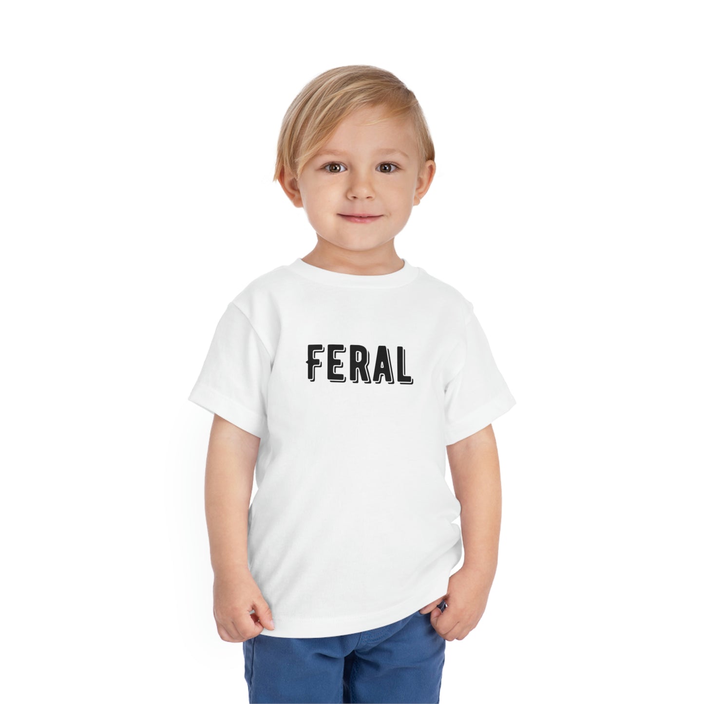 "Feral" Toddler Short Sleeve Tee (2T-5T)