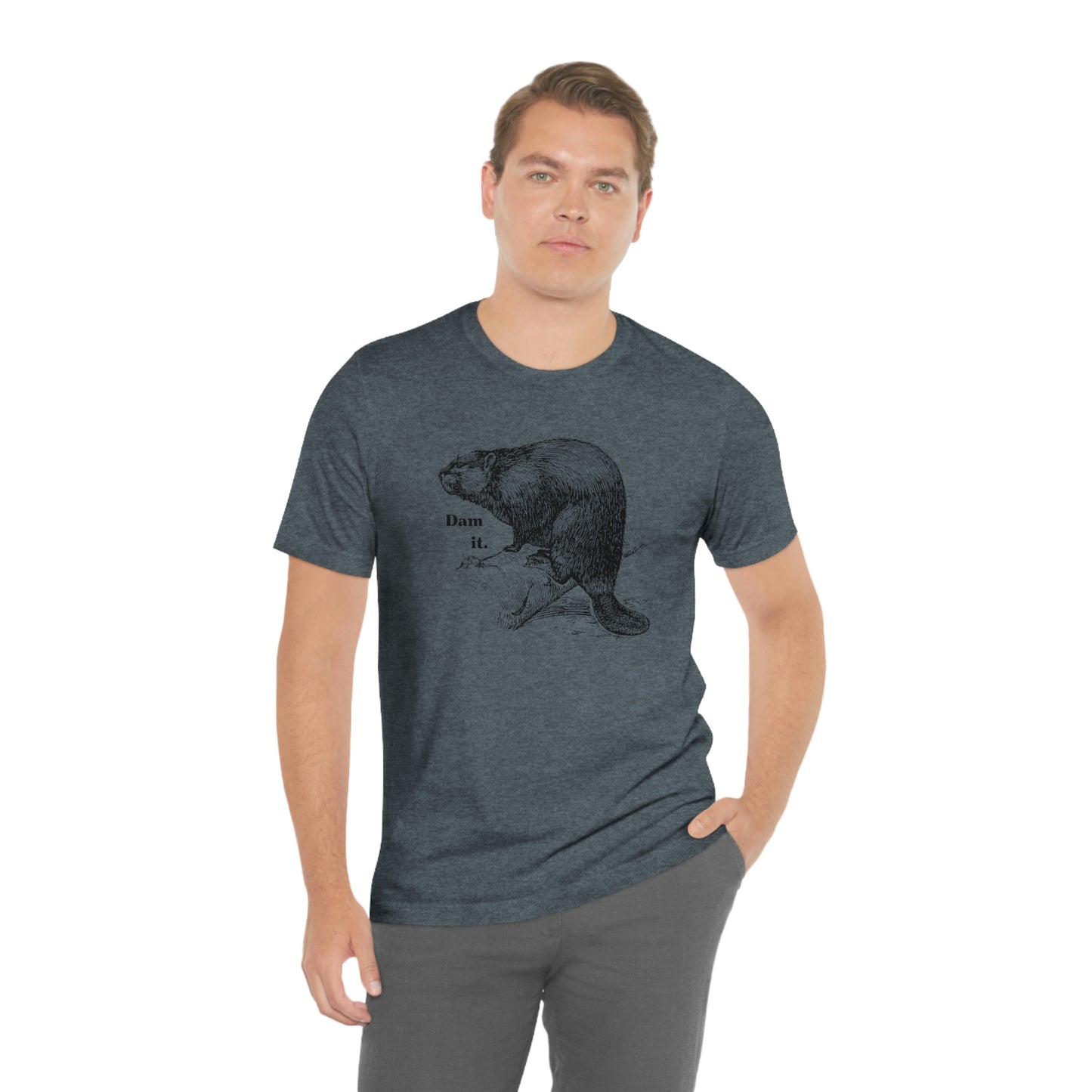 "Dam it" Bella Canvas Graphic Short Sleeve Tee