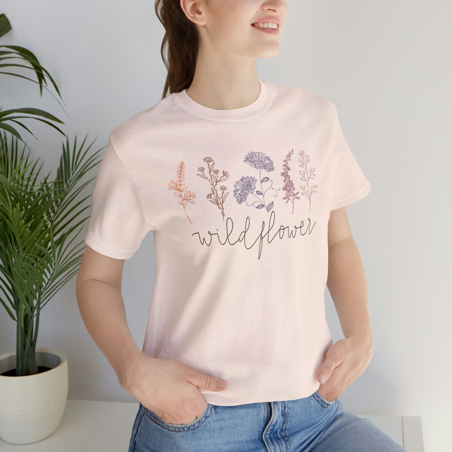 "Wildflower" Bella Canvas Short Sleeve Tee