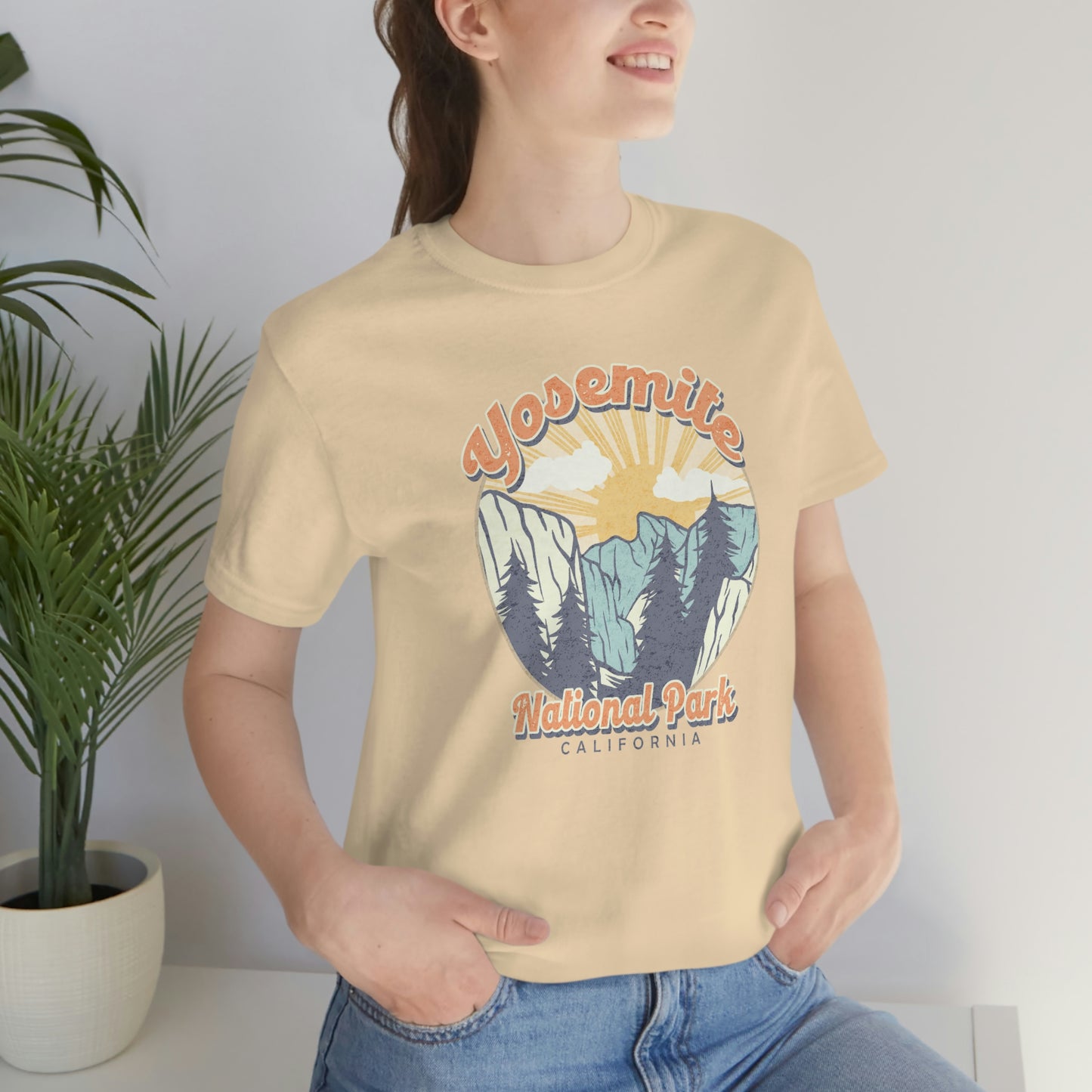 "Yosemite National Park" Bella Canvas Short Sleeve Tee
