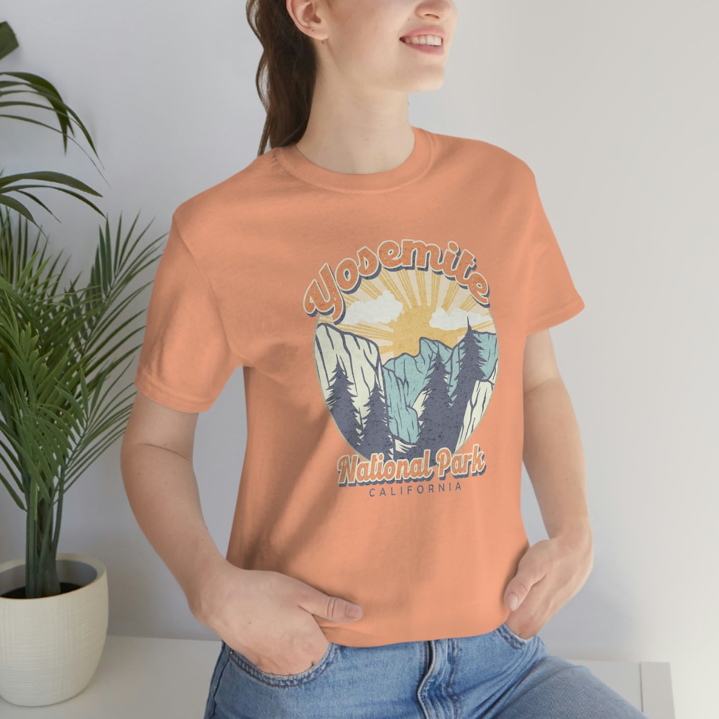 "Yosemite National Park" Bella Canvas Short Sleeve Tee