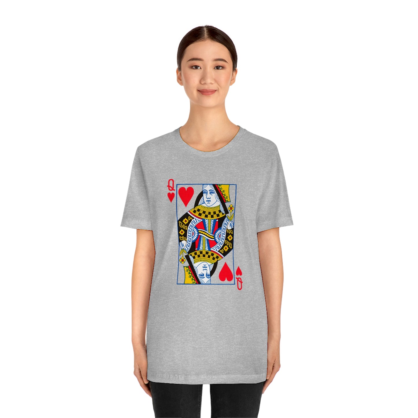 "Queen of Hearts" Unisex Jersey Short Sleeve Tee