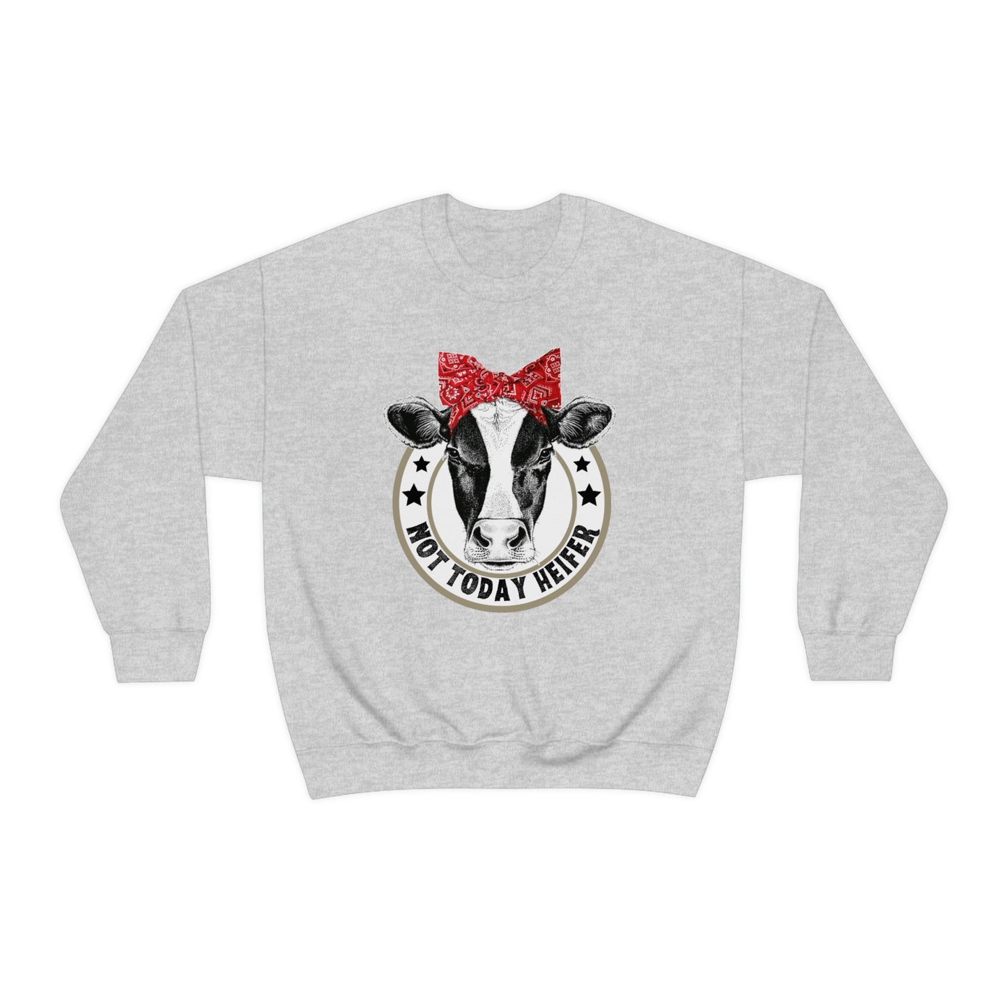 "Not Today Heifer" Unisex Heavy Blend™ Crewneck Sweatshirt