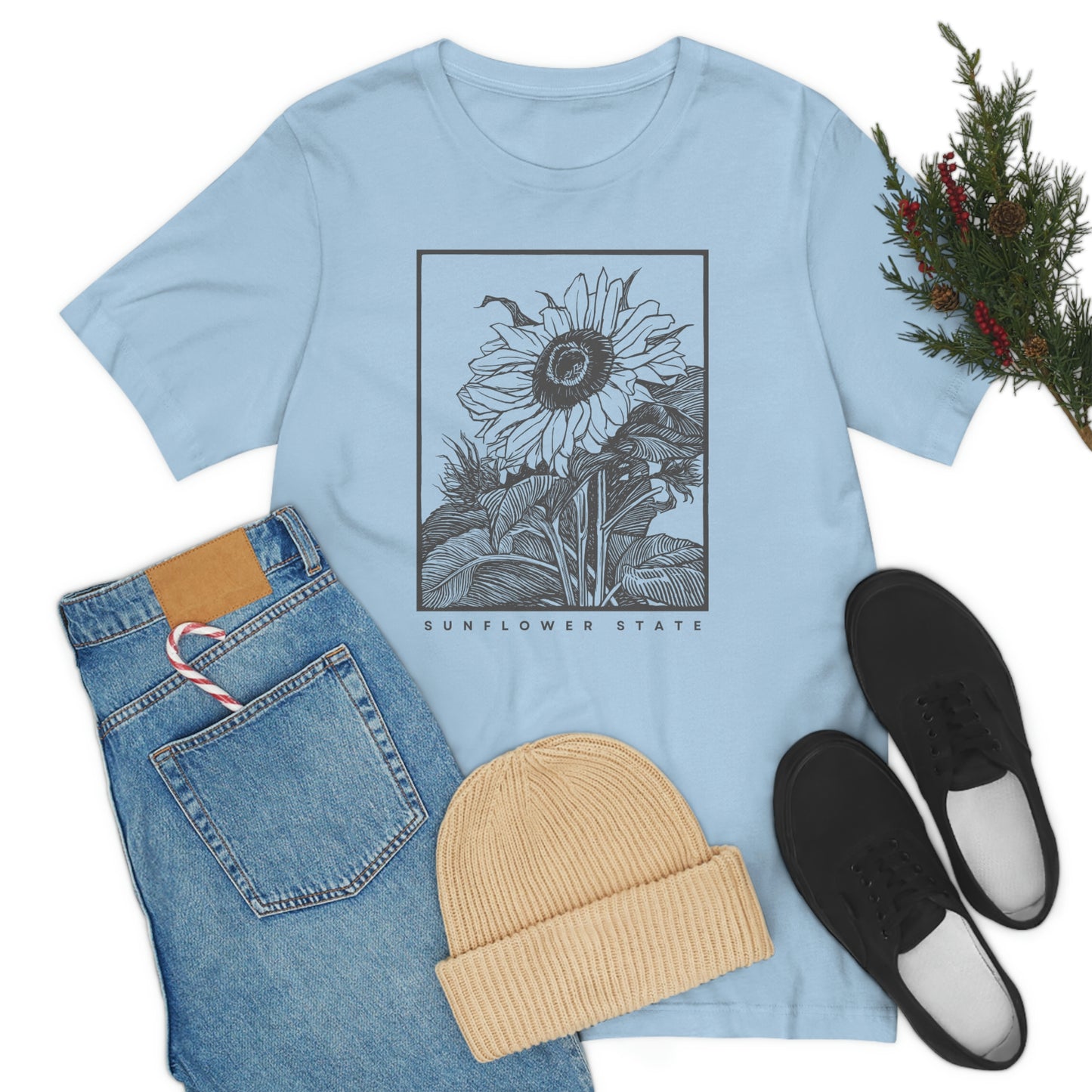"Sunflower" Bella Canvas Unisex Jersey Short Sleeve Tee