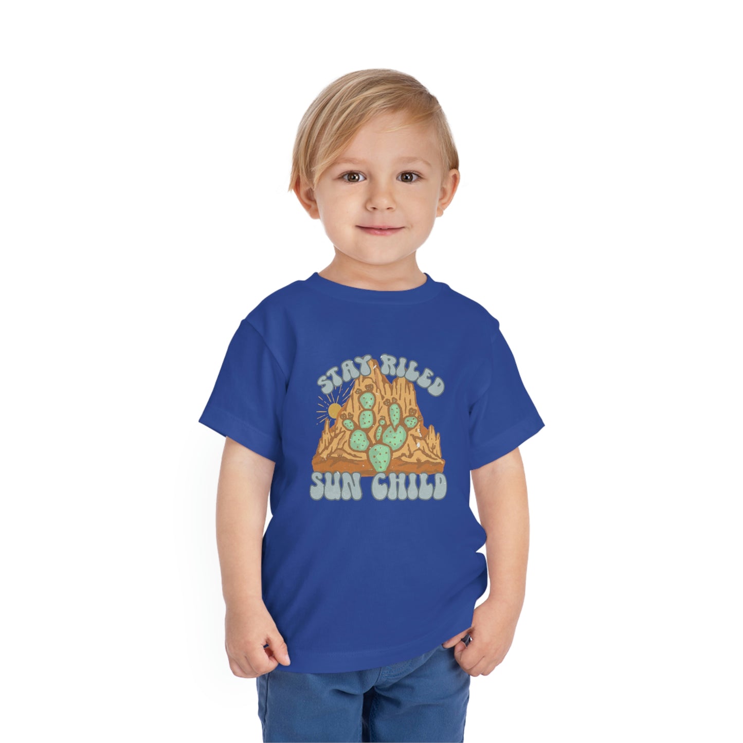 "Stay Riled Wild Child" Toddler Short Sleeve Tee (2T-5T)