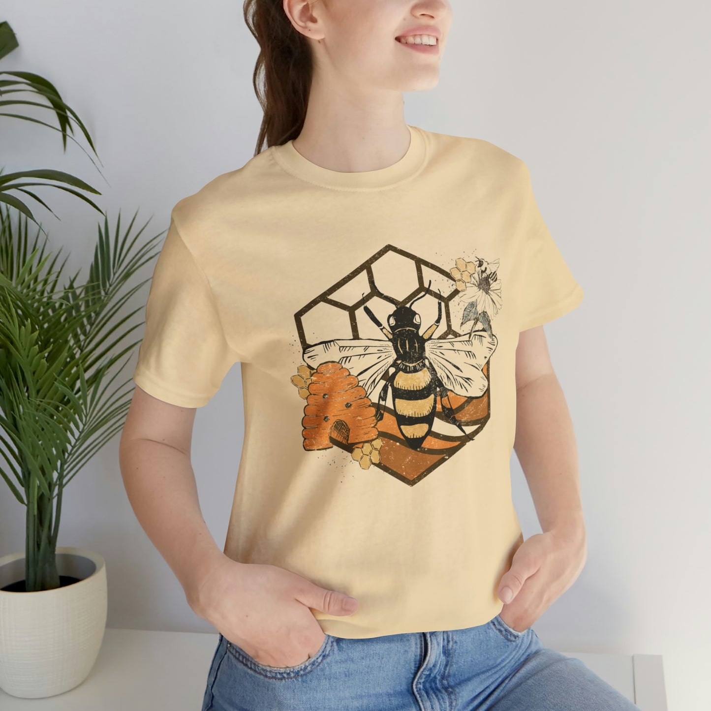 "Honey Bee" Bella Canvas Short Sleeve Tee
