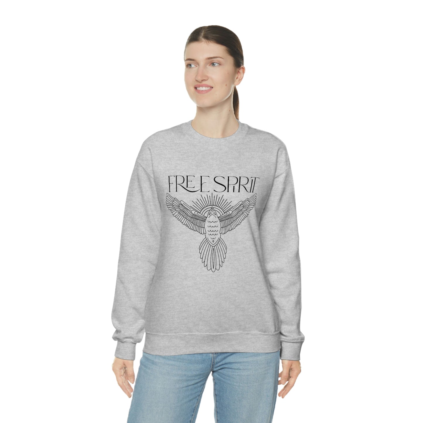 "Free Spirit" Unisex Crewneck Sweatshirt