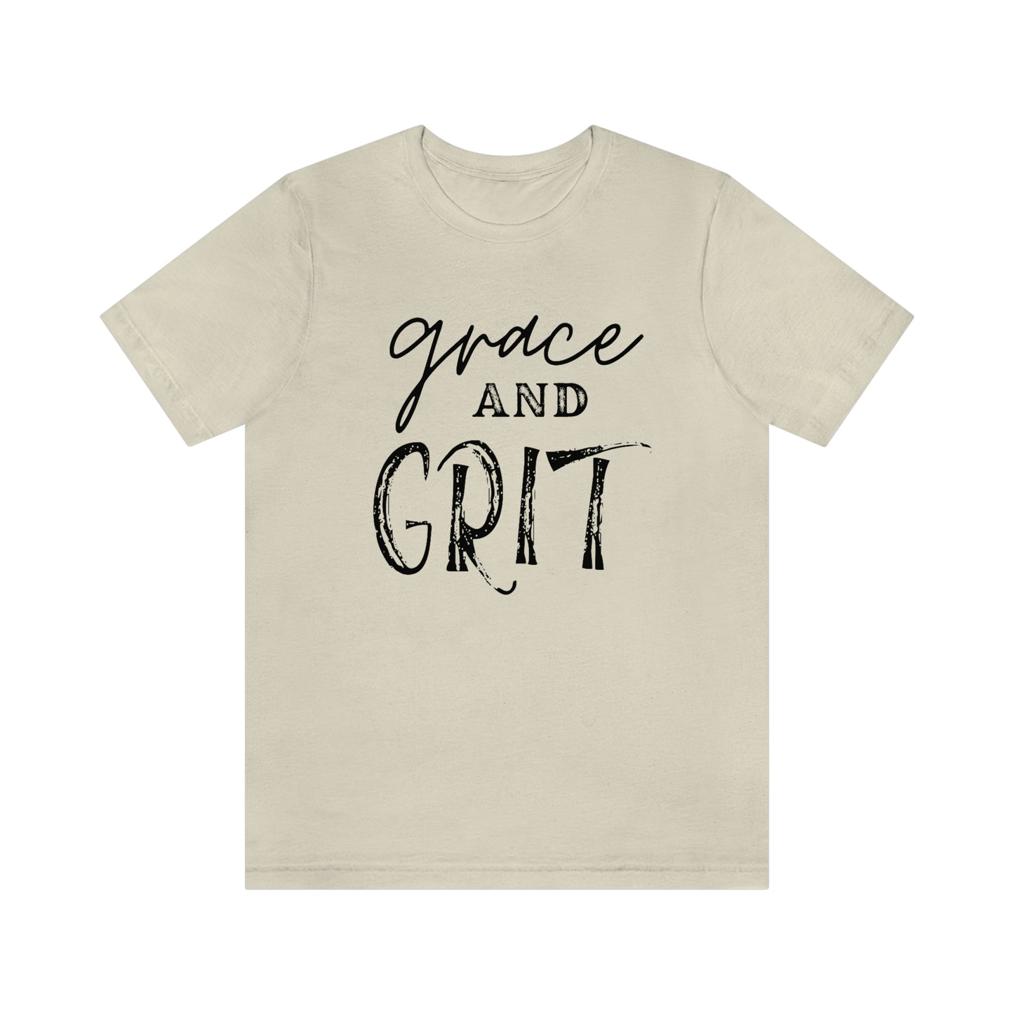 "Grace and Grit" Unisex Jersey Short Tee