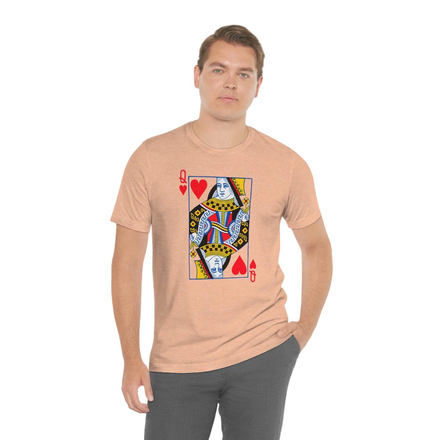 "Queen of Hearts" Unisex Jersey Short Sleeve Tee