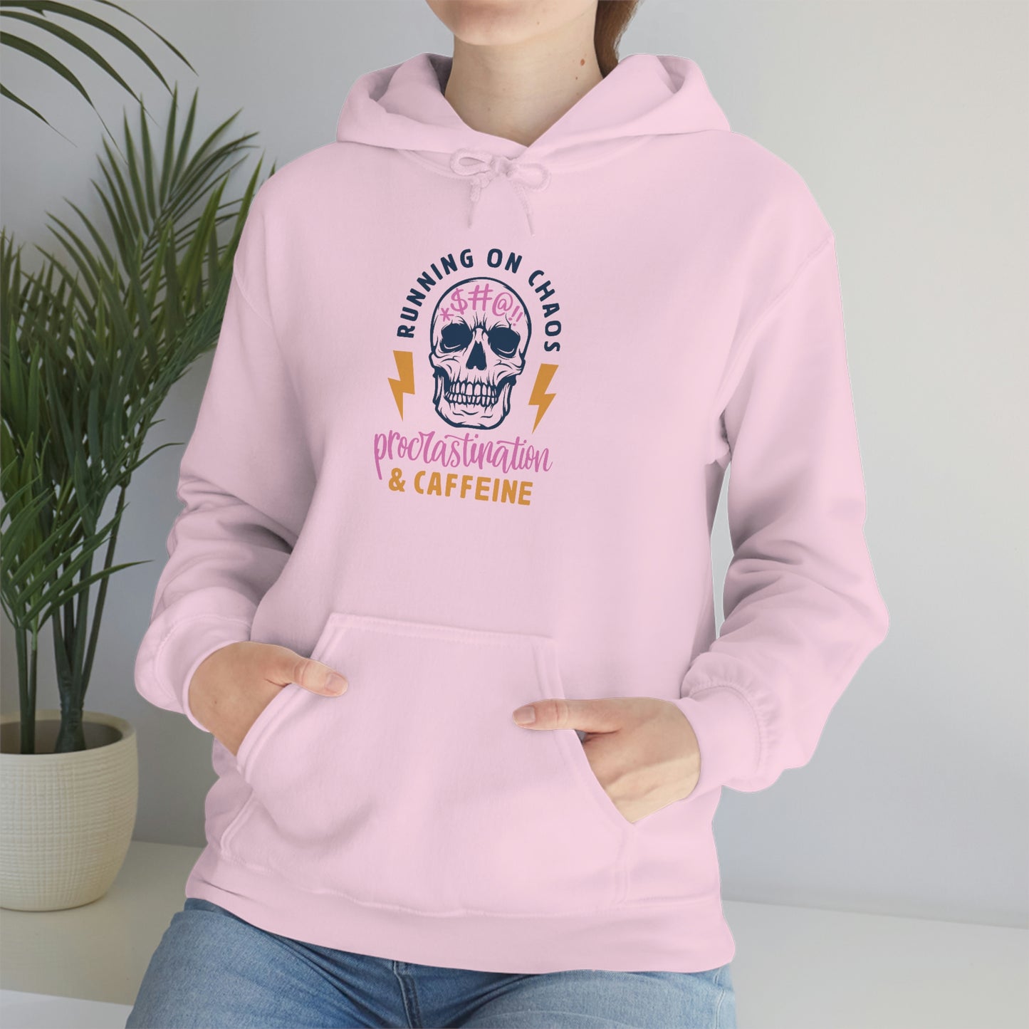 "Chaos and Caffeine" Unisex Heavy Blend™ Hooded Sweatshirt
