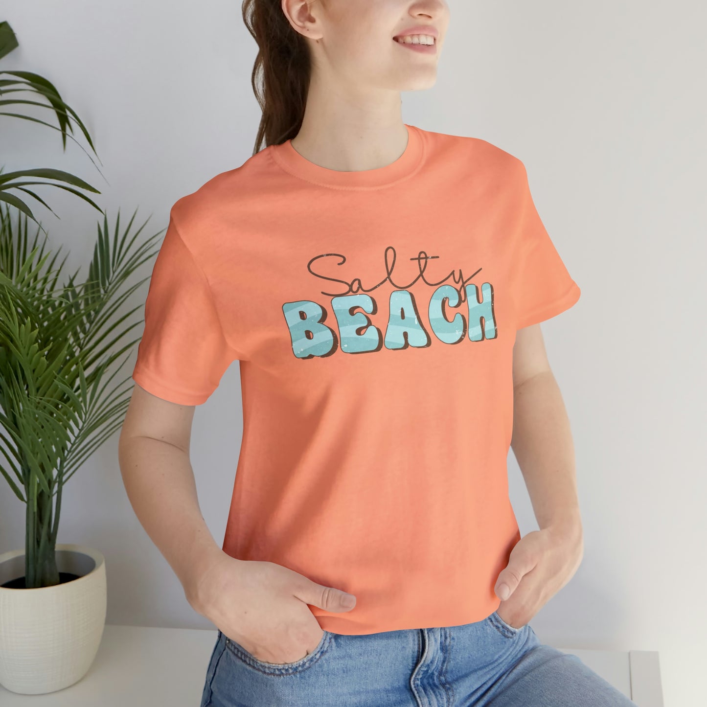 "Salty Beach" Bella Canvas Short Sleeve Tee
