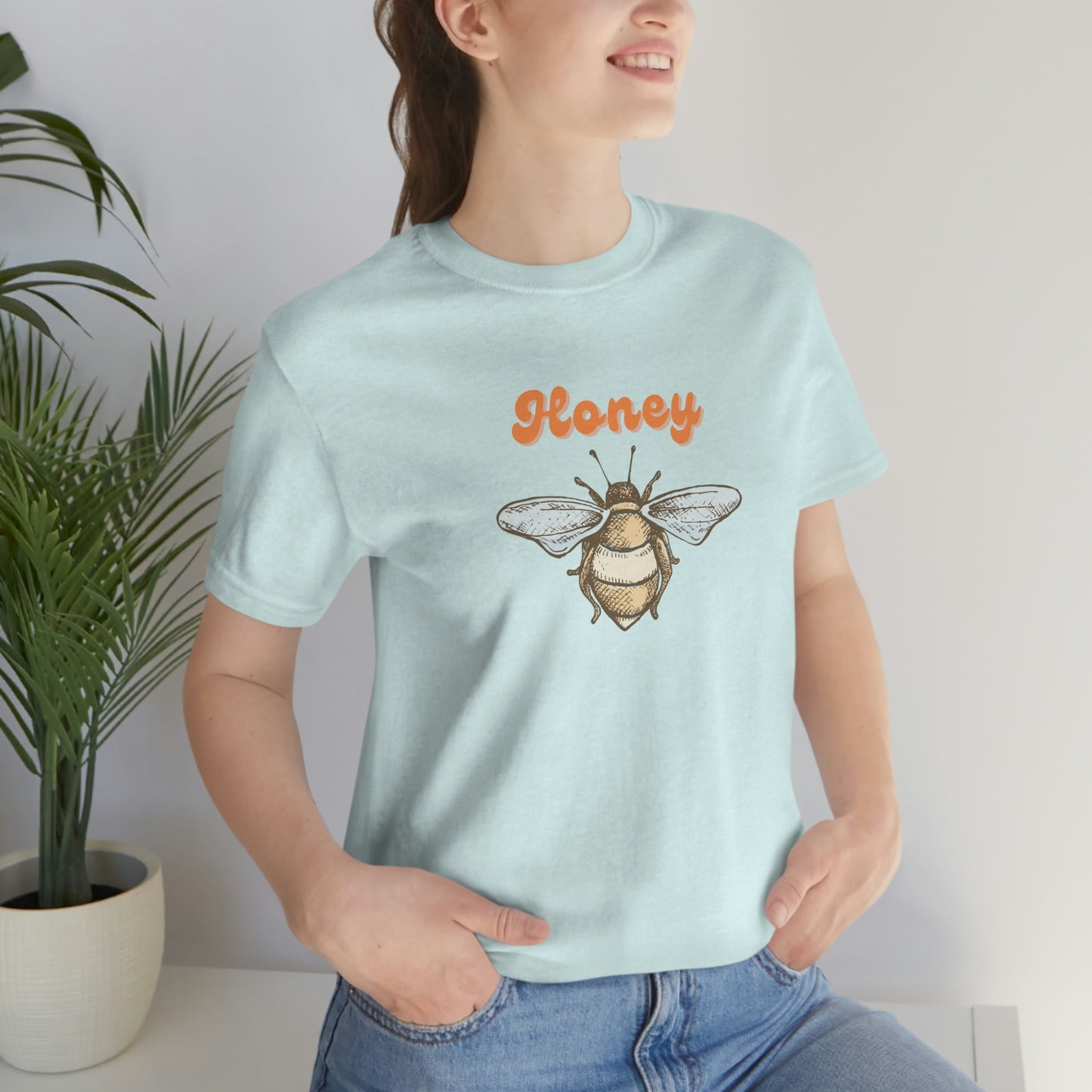 "Honey" Unisex Jersey Short Sleeve Tee