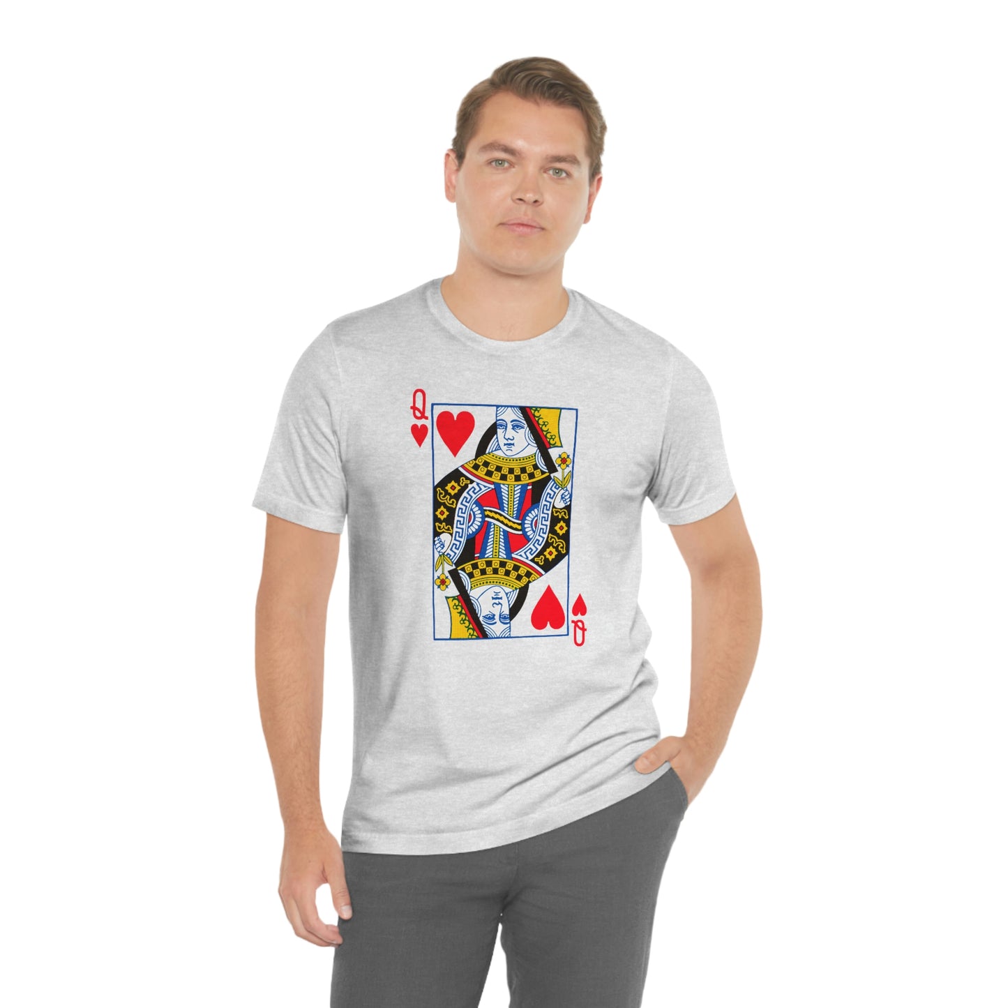 "Queen of Hearts" Unisex Jersey Short Sleeve Tee