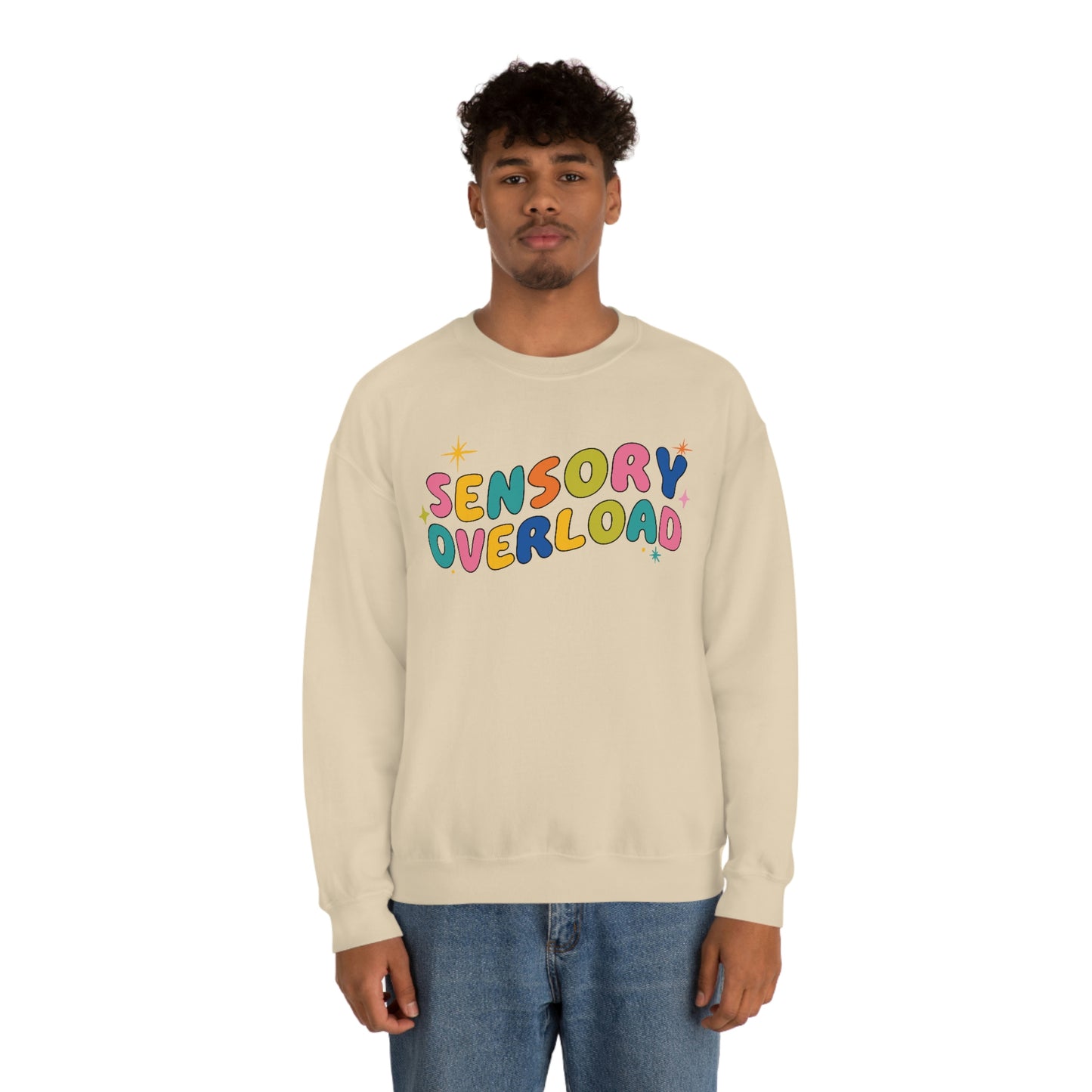 "Sensory Overload" Unisex Heavy Blend™ Crewneck Sweatshirt