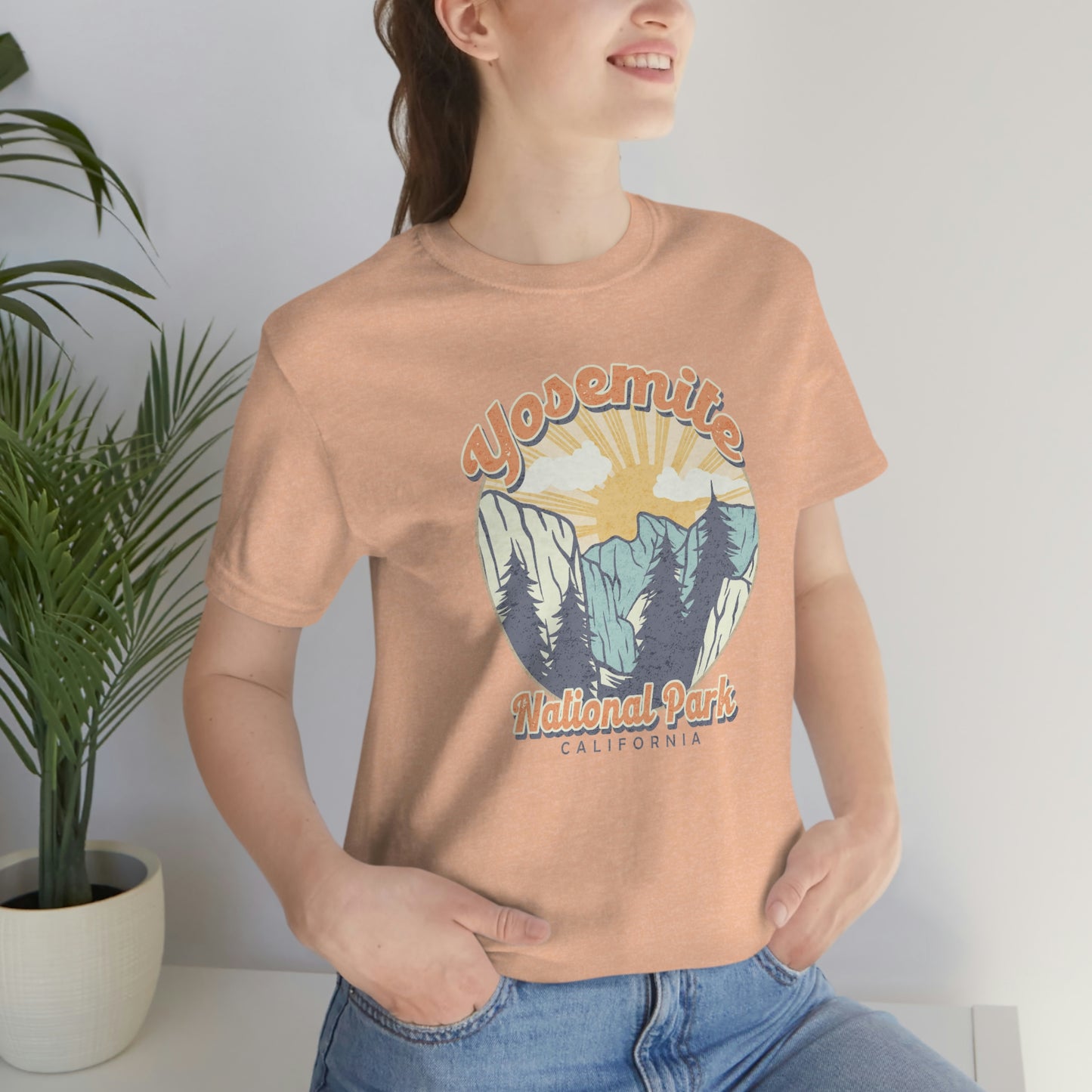 "Yosemite National Park" Bella Canvas Short Sleeve Tee