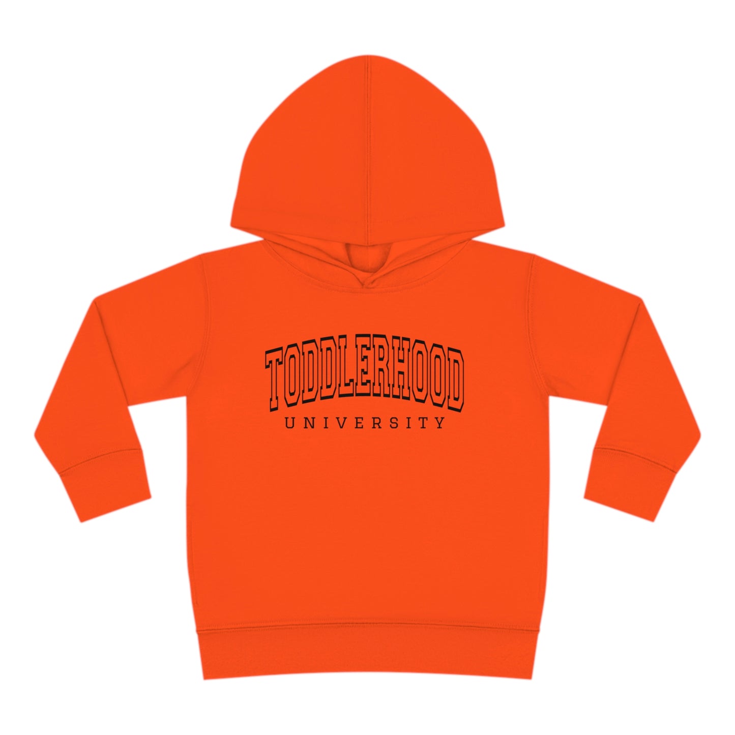 "Toddlerhood University" Toddler Pullover Fleece Hoodie (2T-6T)