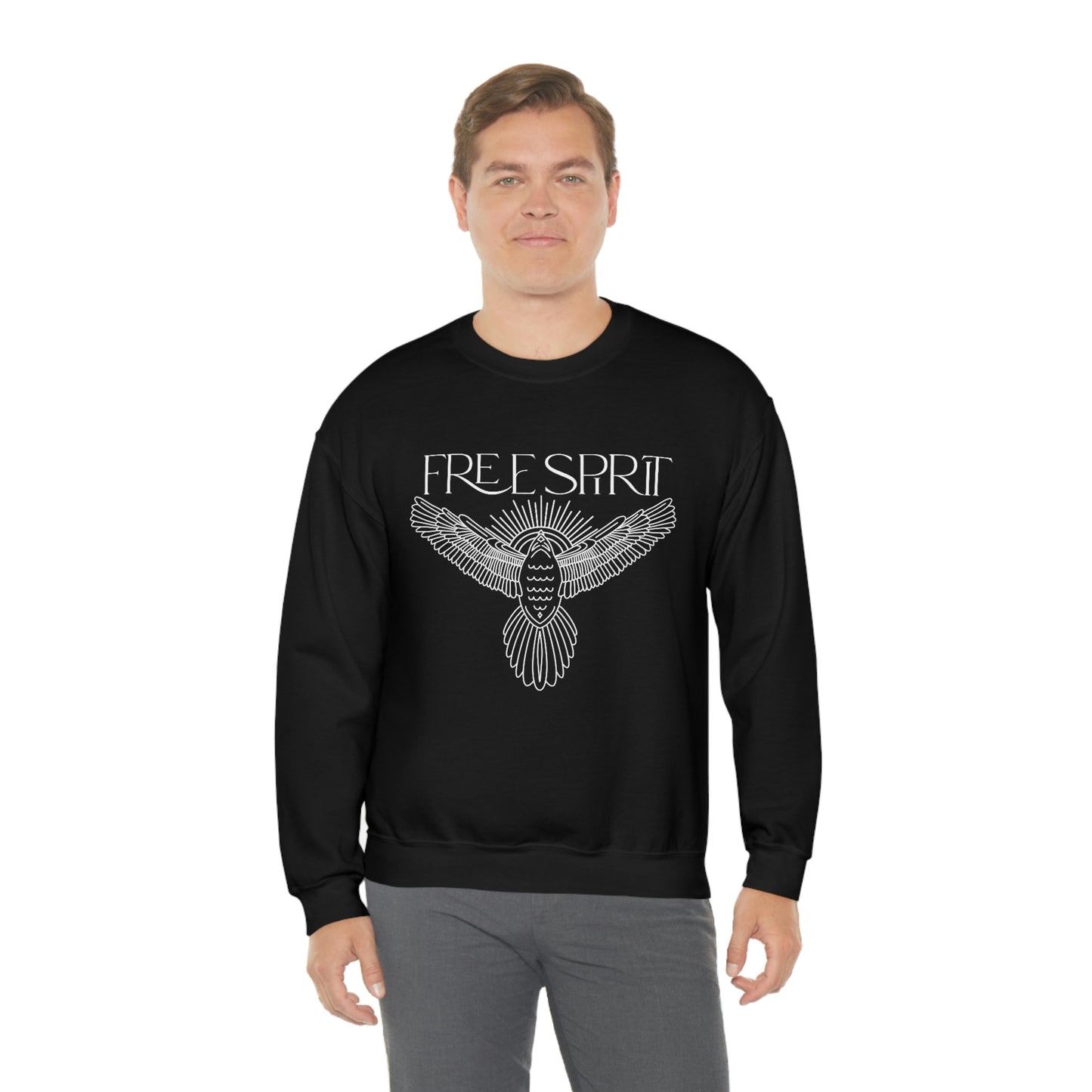 "Free Spirit" Unisex Crewneck Sweatshirt