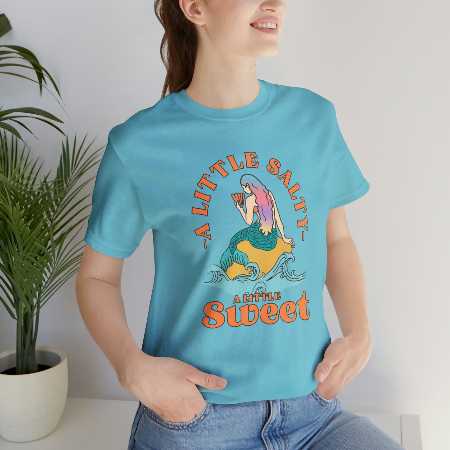 "A Little Salty, A Little Sweet" Bella Canvas Unisex Jersey Short Sleeve Tee