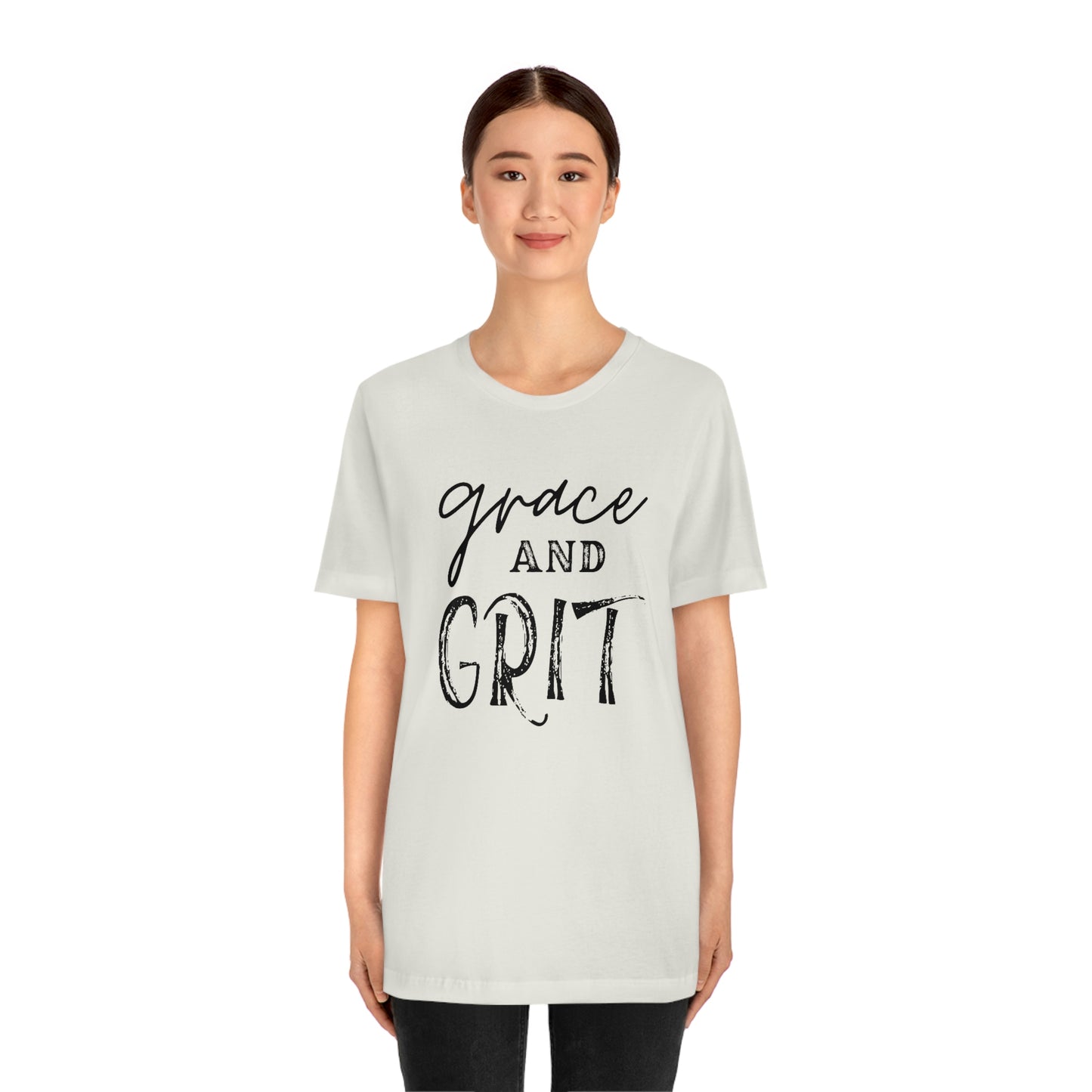 "Grace and Grit" Unisex Jersey Short Tee