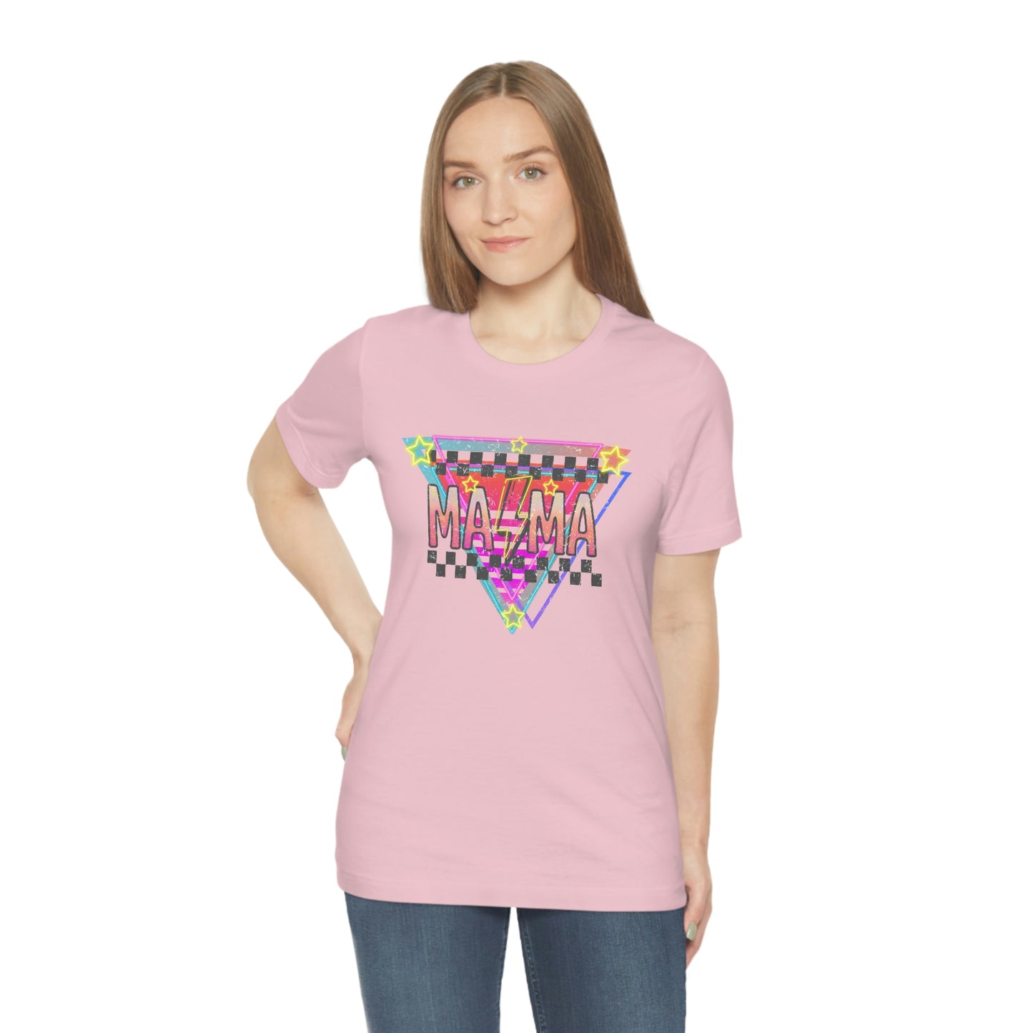 "Retro MAMA" Unisex Jersey Short Sleeve Tee