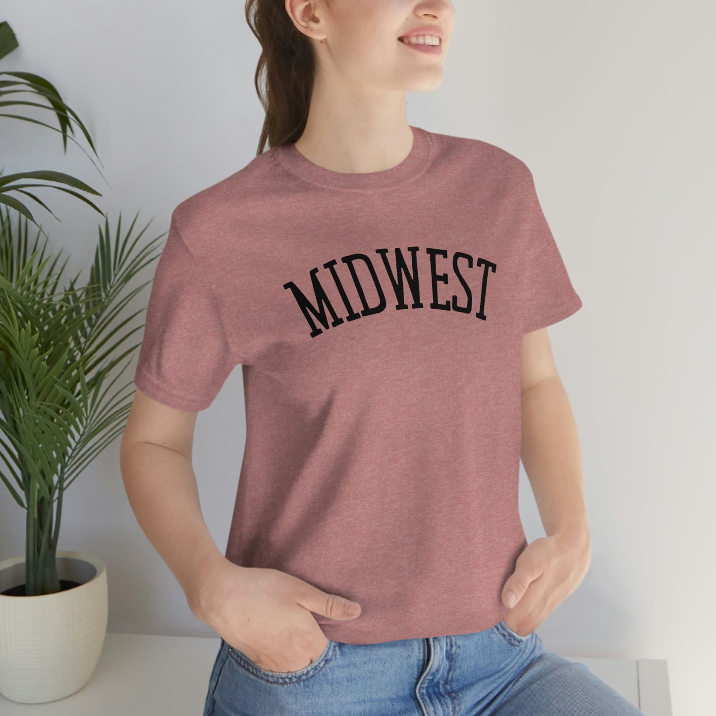 "Midwest" Unisex Jersey Short Sleeve Tee