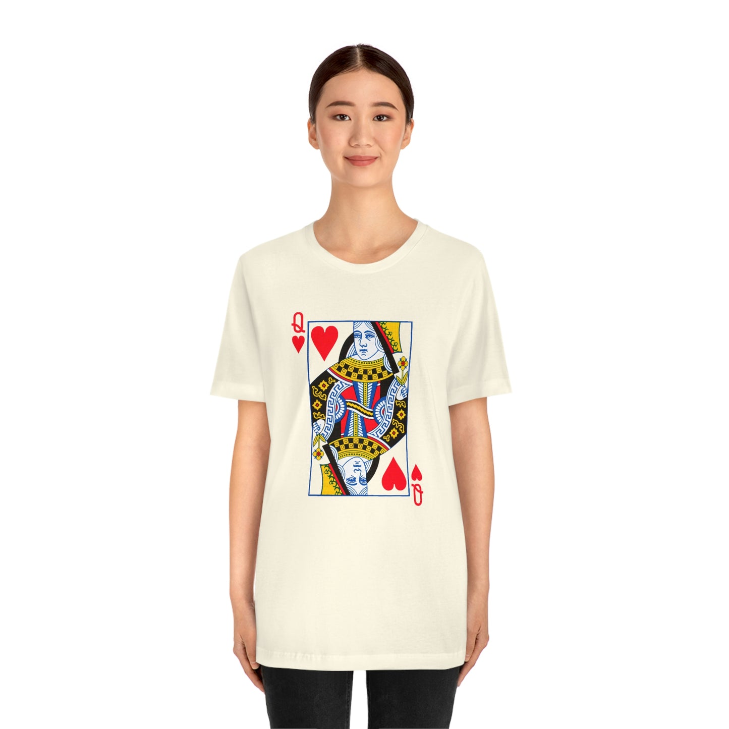"Queen of Hearts" Unisex Jersey Short Sleeve Tee