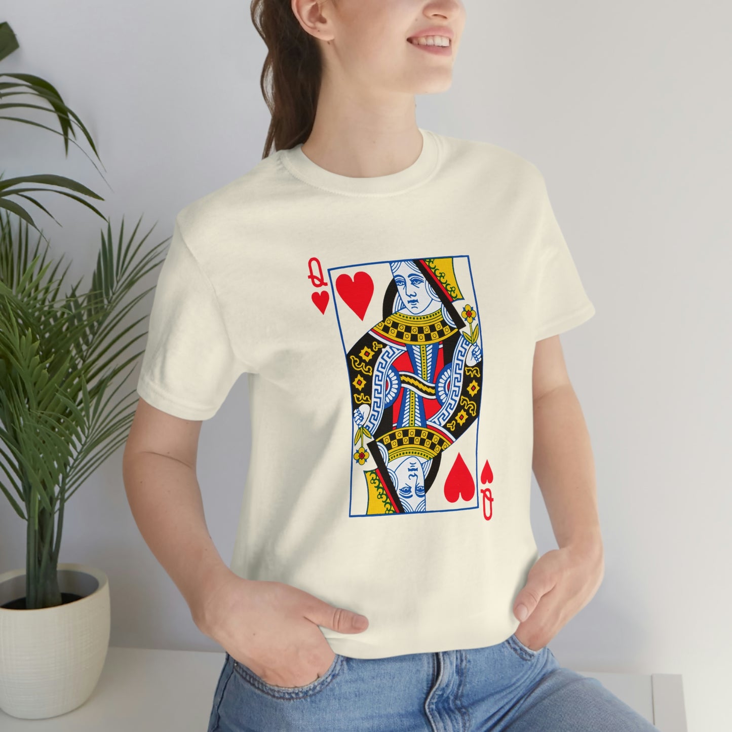 "Queen of Hearts" Unisex Jersey Short Sleeve Tee