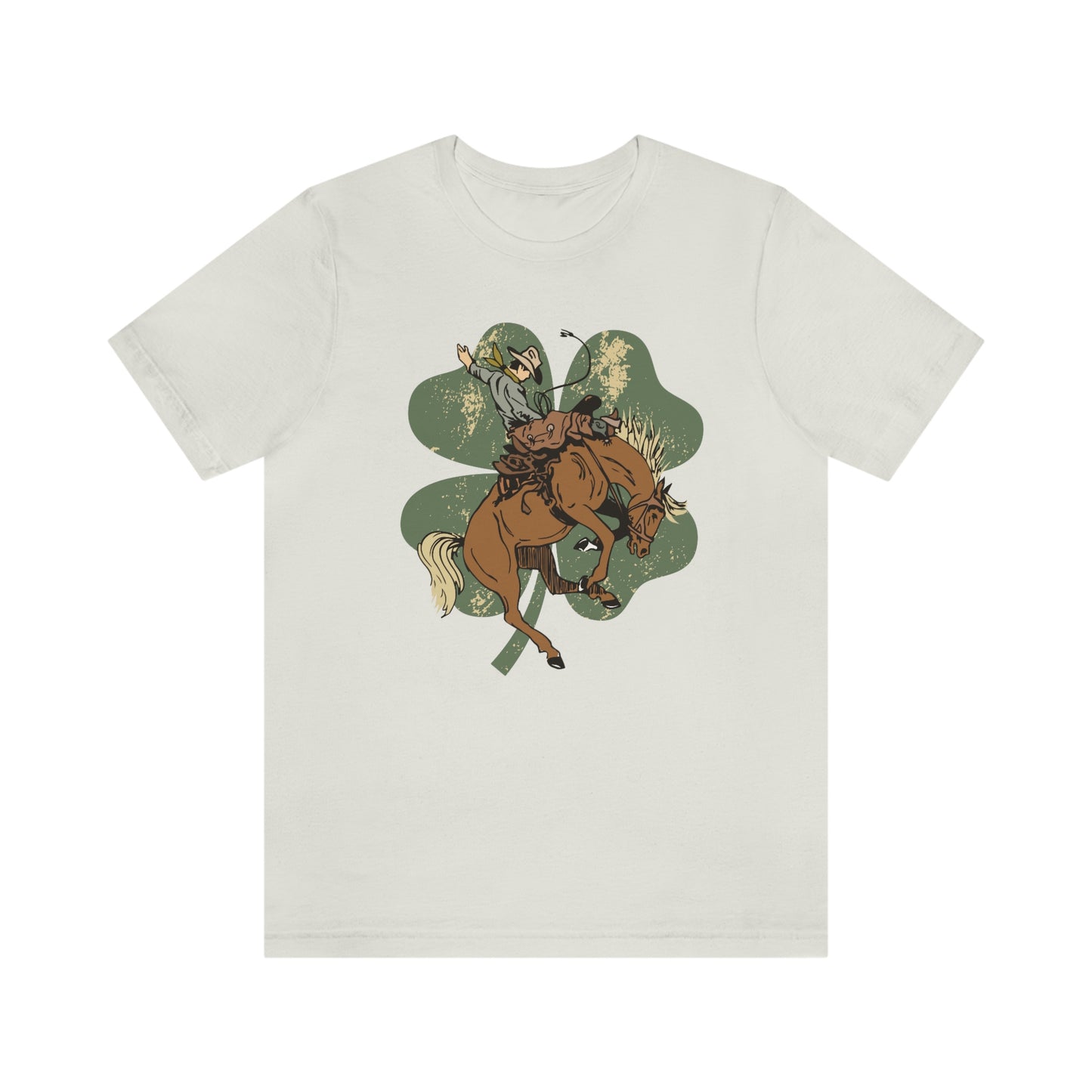 "Lucky Cowboy" Unisex Jersey Short Sleeve Tee (Bella Cavas 3001)