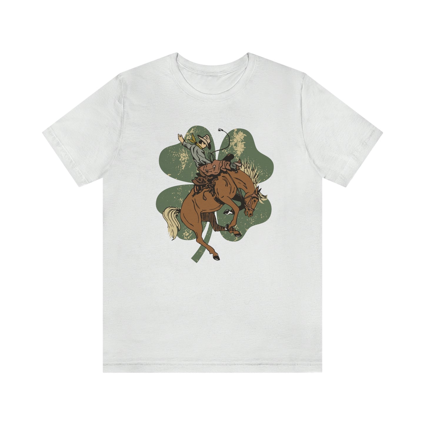 "Lucky Cowboy" Unisex Jersey Short Sleeve Tee (Bella Cavas 3001)