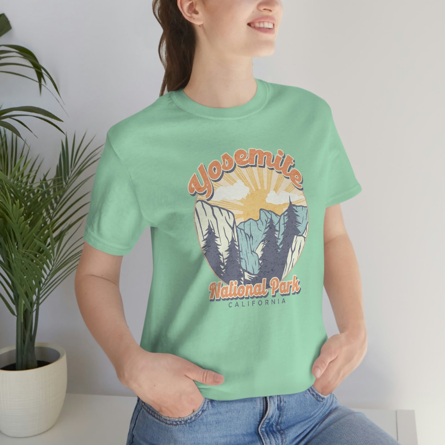 "Yosemite National Park" Bella Canvas Short Sleeve Tee