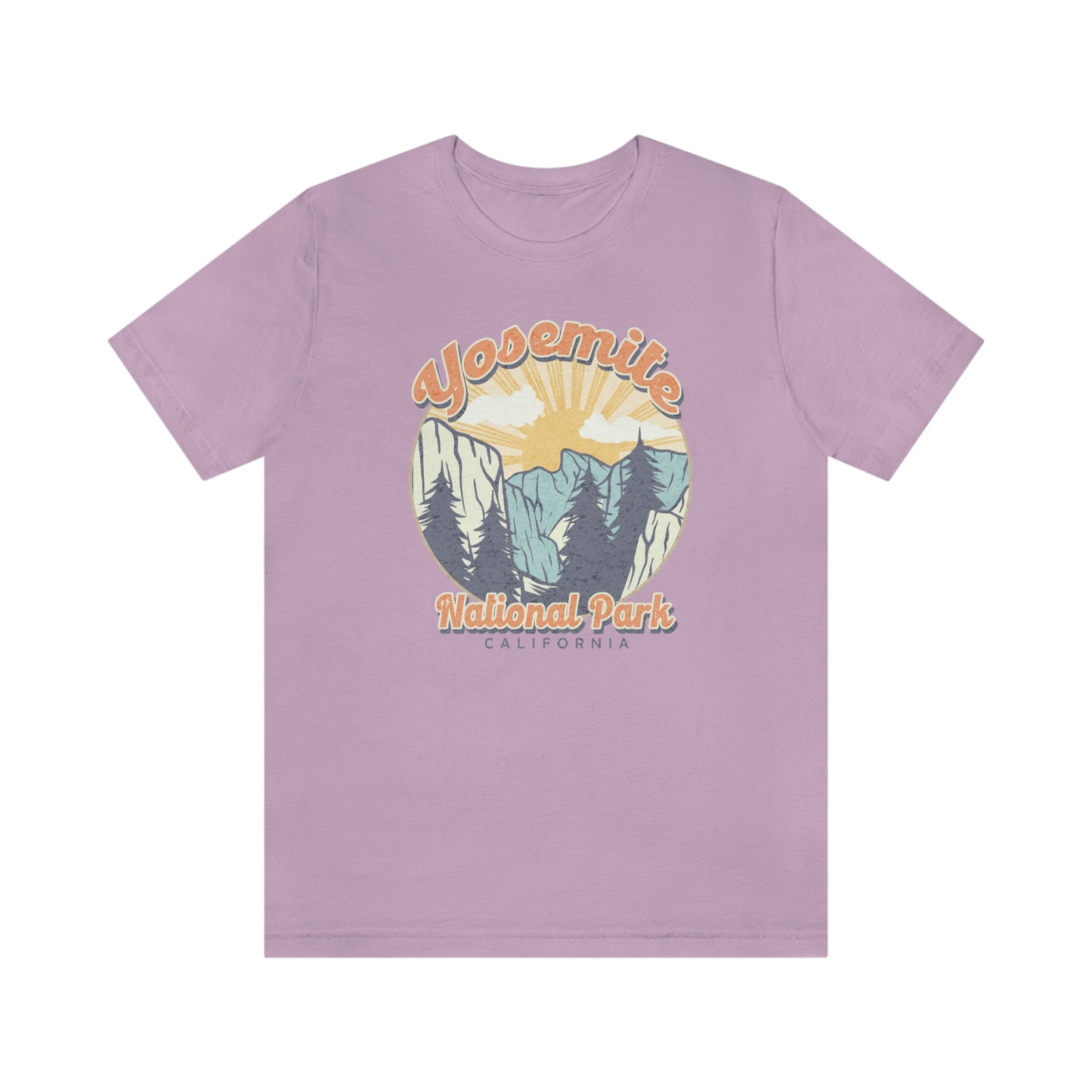 "Yosemite National Park" Bella Canvas Short Sleeve Tee