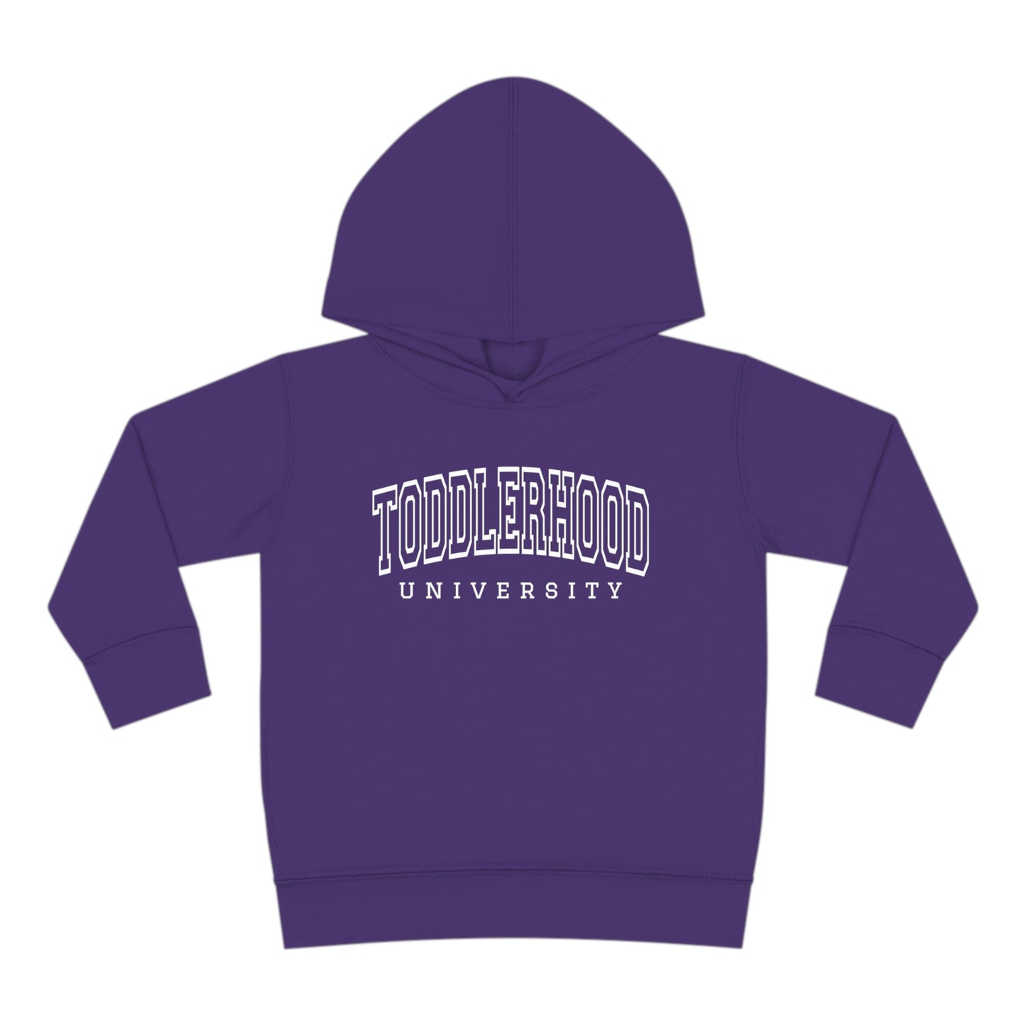 "Toddlerhood University" Toddler Pullover Fleece Hoodie (2T-6T)